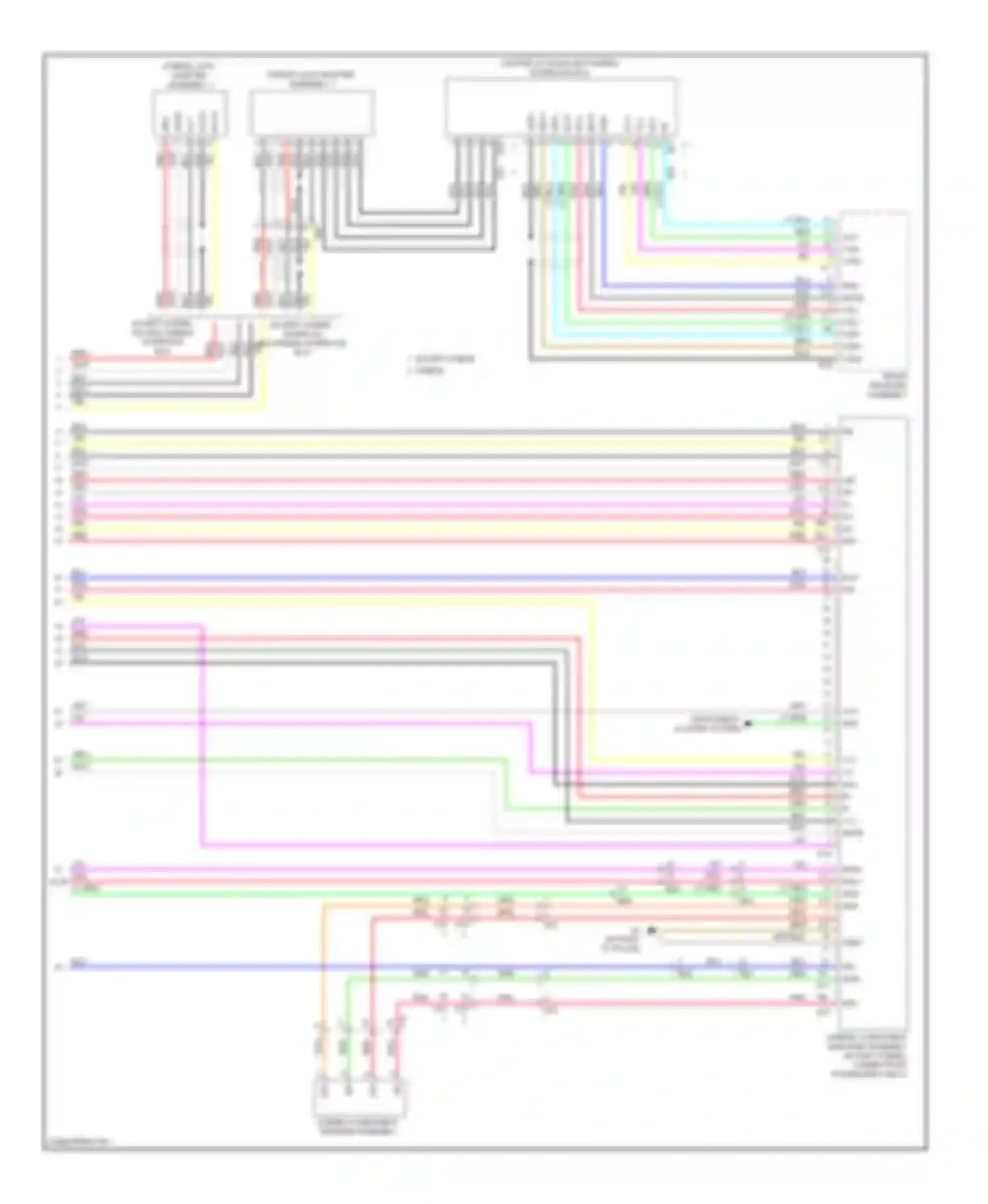 Highlander Toyota II facelift (2010-2013): Radio circuit, with jbl without navigation (3 of 3)