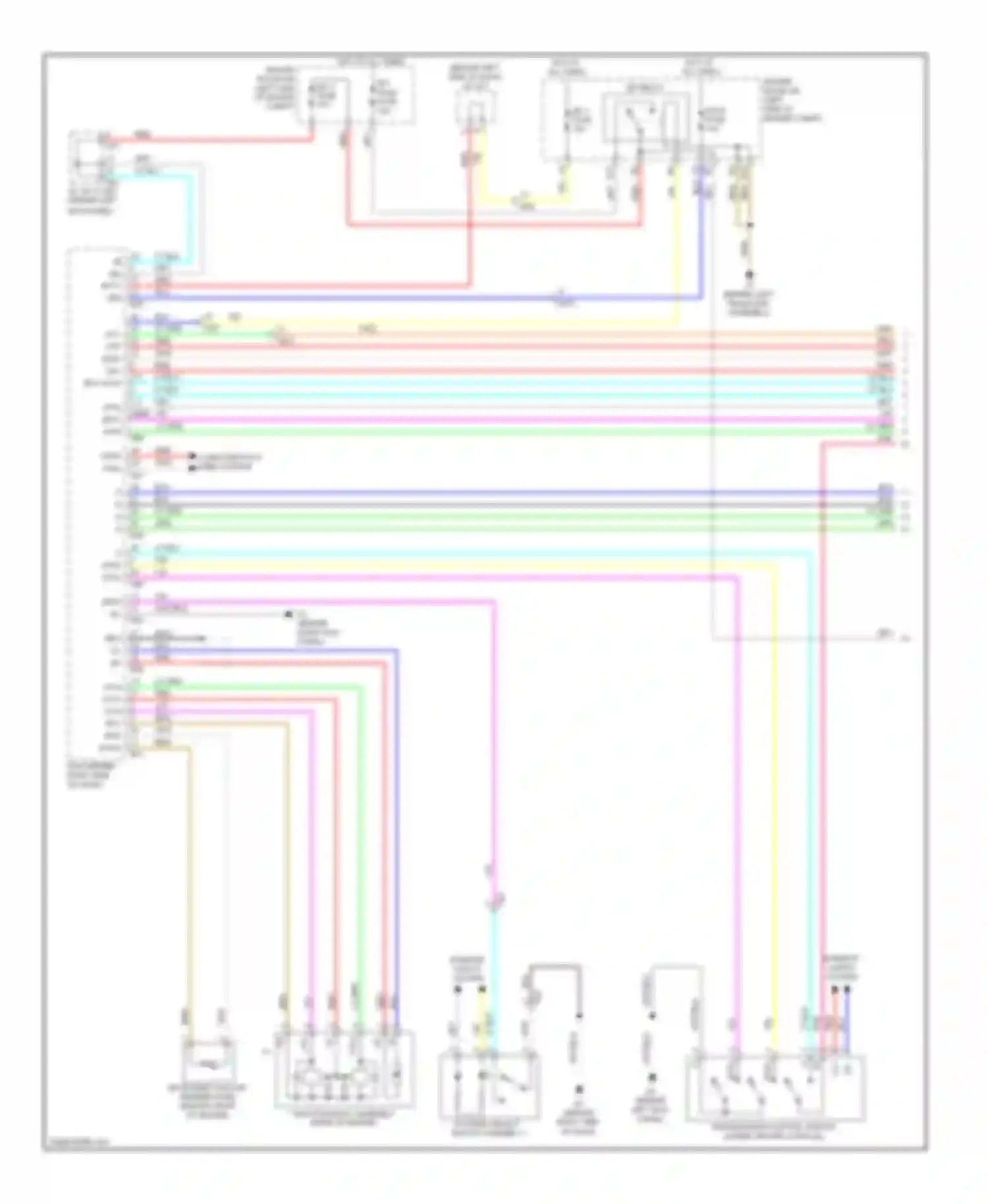 Highlander Toyota II facelift (2010-2013): 2.7l, transmission circuit (1 of 3)