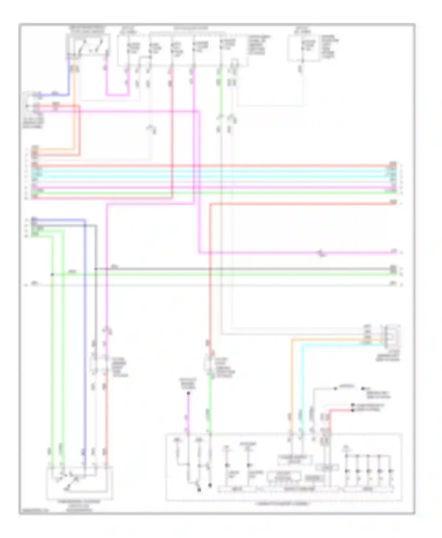 Highlander Toyota II facelift (2010-2013): 2.7l, transmission circuit (2 of 3)