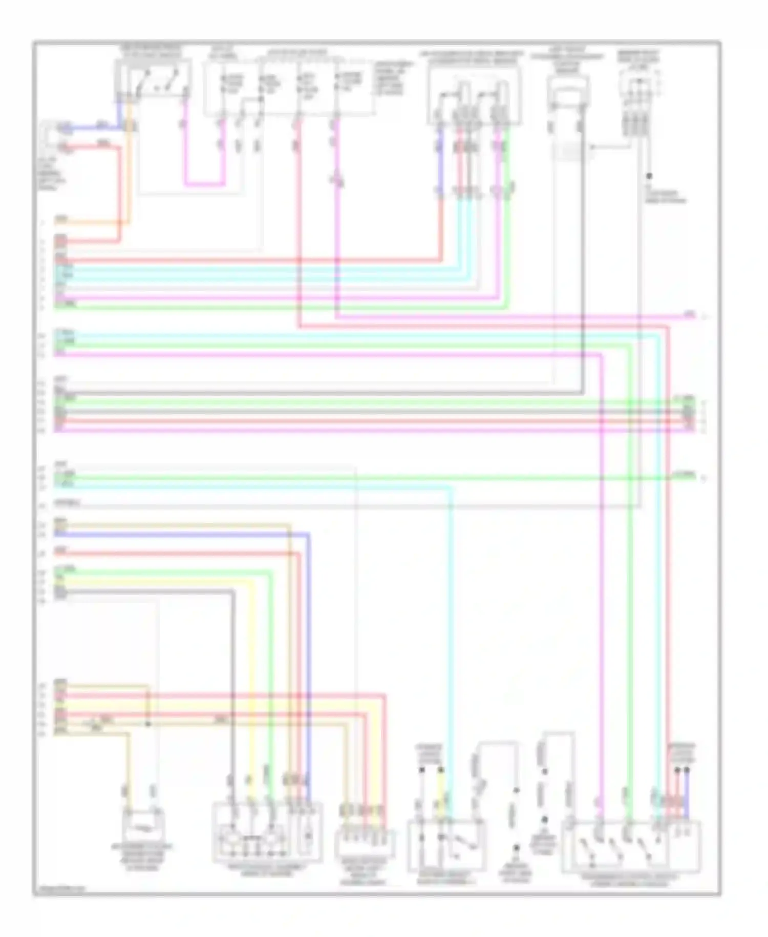 Highlander Toyota II facelift (2010-2013): 3.5l, transmission circuit (2 of 3)