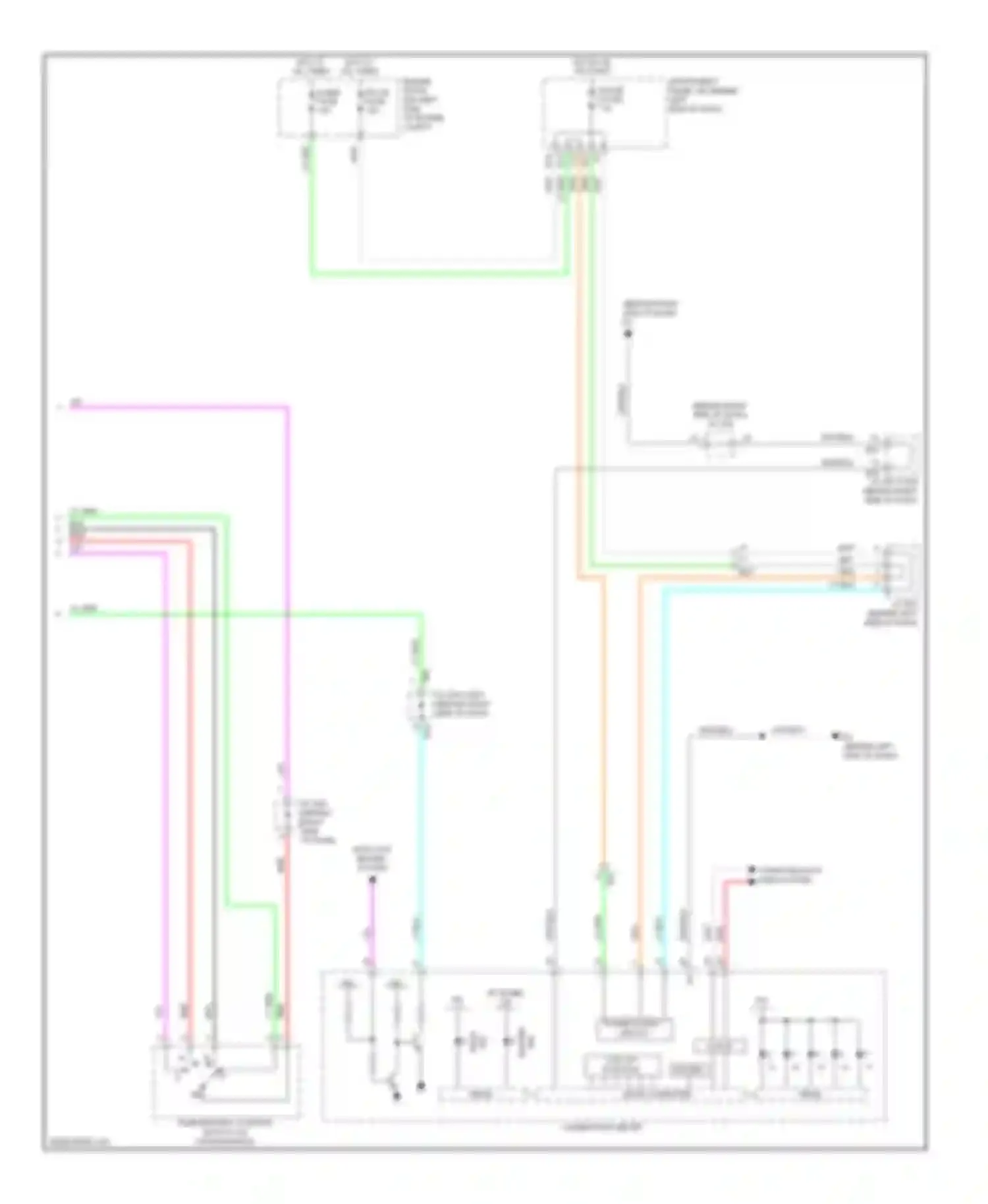 Highlander Toyota II facelift (2010-2013): 3.5l, transmission circuit (3 of 3)