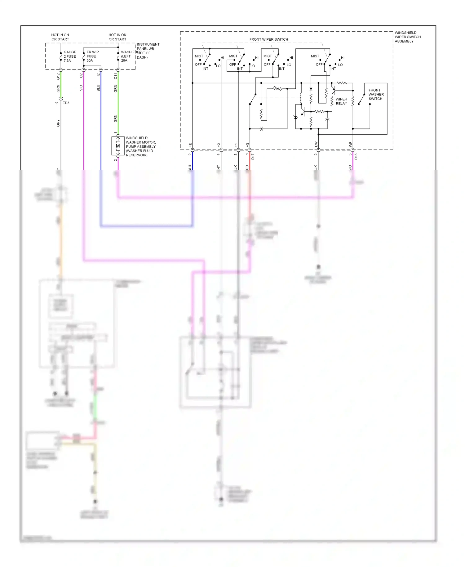 Toyota Highlander II facelift (2010-2013) computer data lines system wiring diagram  (81 of 81)