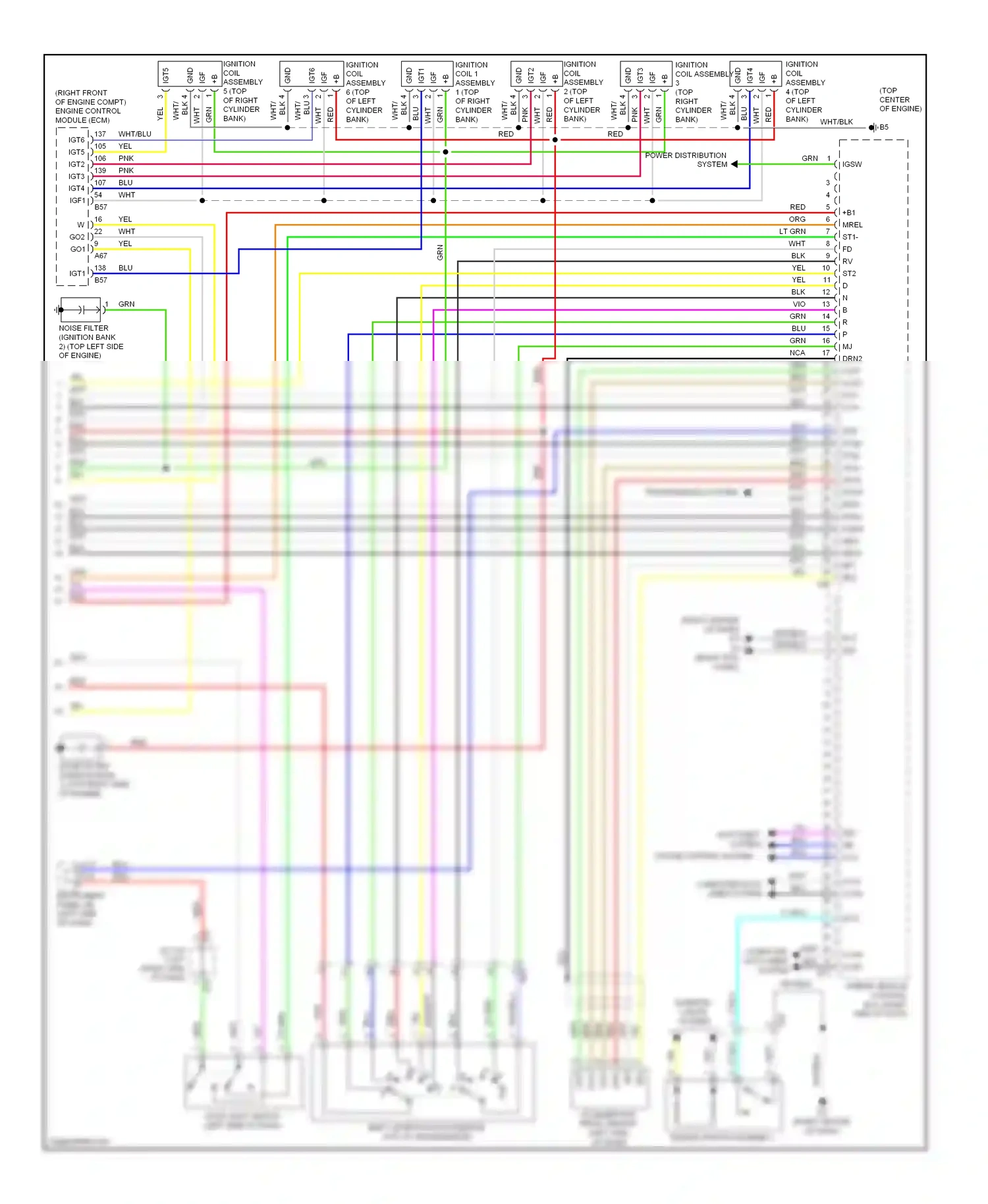 Toyota Highlander II facelift (2010-2013) computer data lines system wiring diagram  (30 of 81)