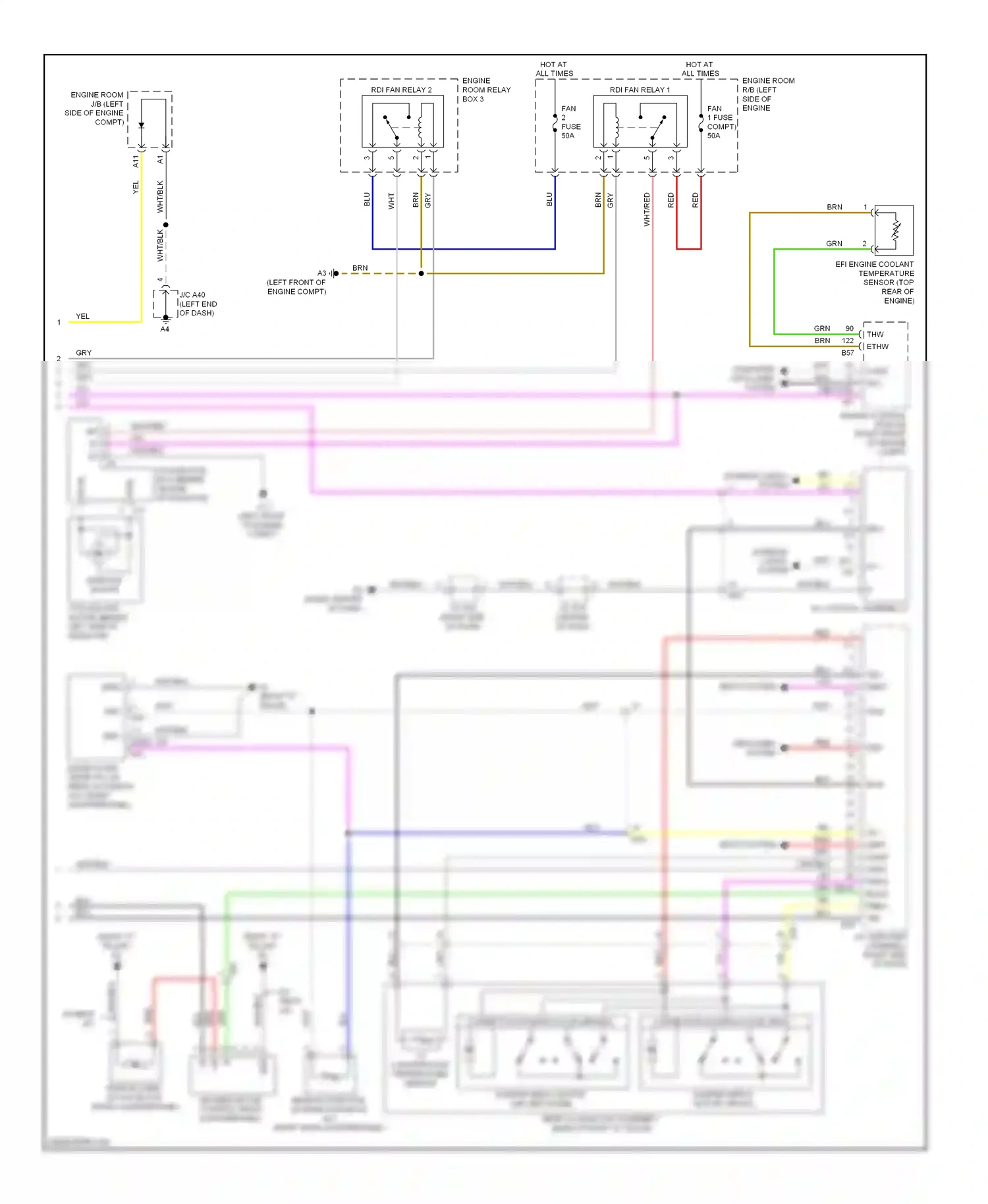 Toyota Highlander II facelift (2010-2013) computer data lines system wiring diagram  (5 of 81)