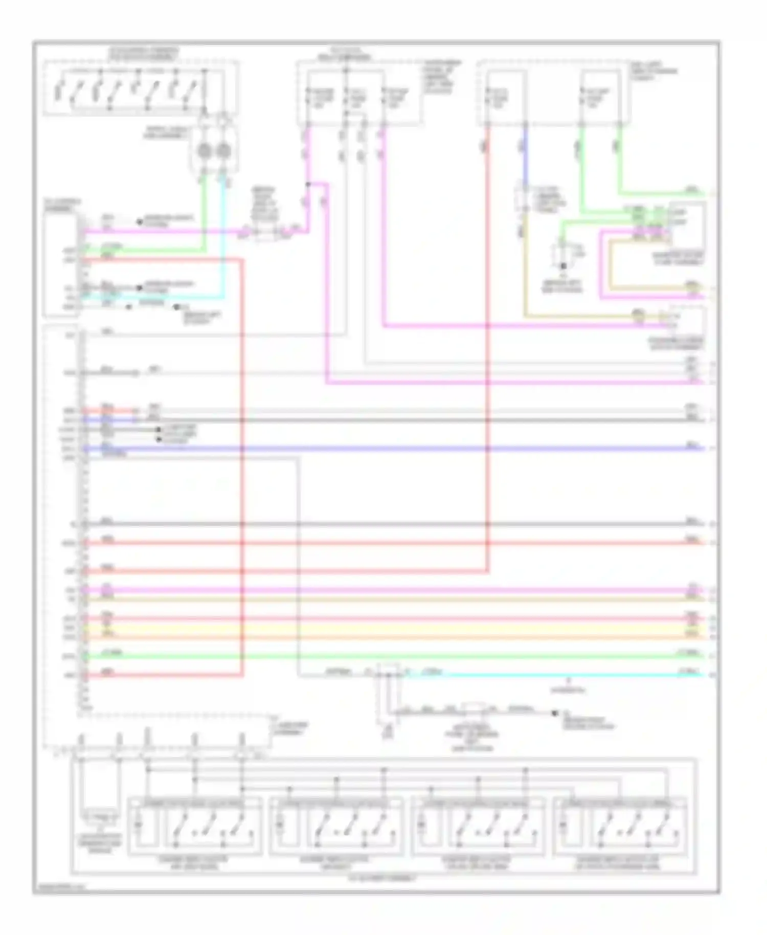 Highlander Toyota II (2007-2010): A/c circuit, hybrid (1 of 3)