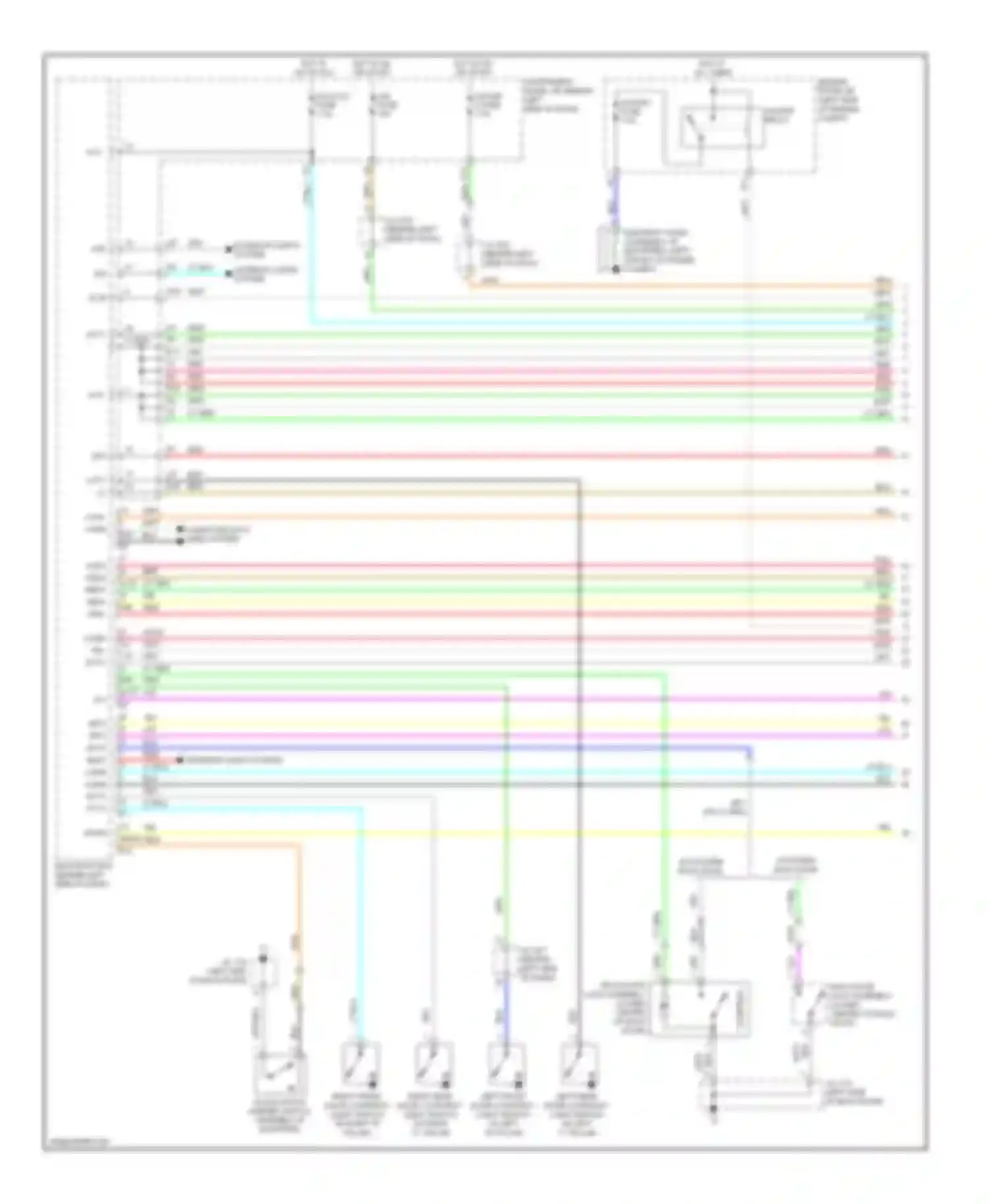 Highlander Toyota II (2007-2010): Forced entry circuit, hybrid with smart key system (1 of 4)