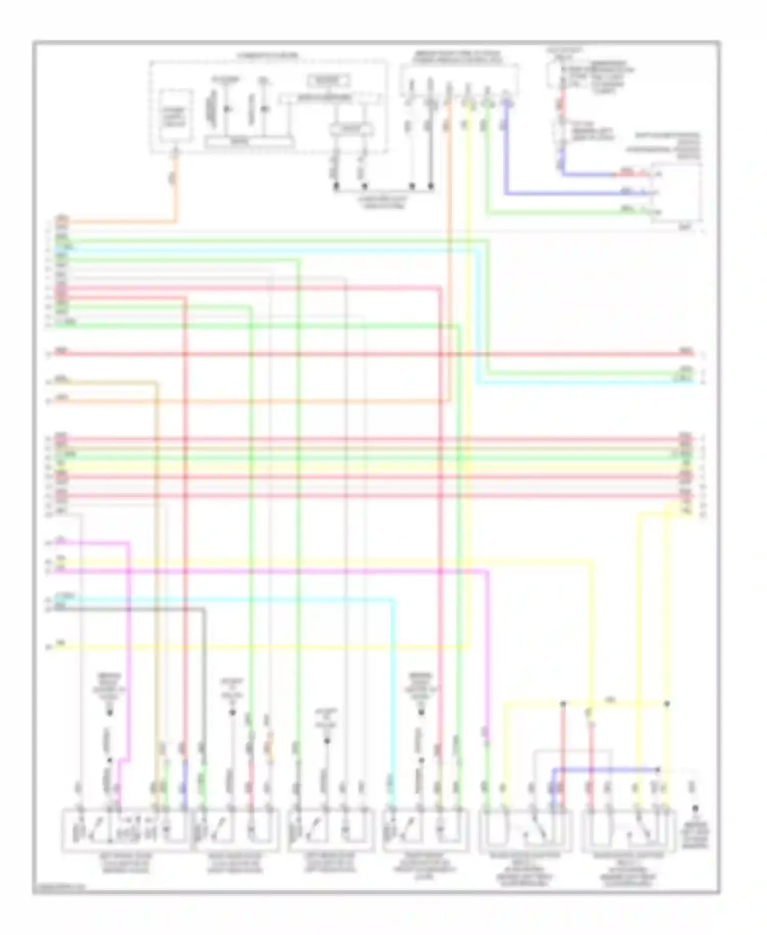 Highlander Toyota II (2007-2010): Forced entry circuit, hybrid with smart key system (2 of 4)