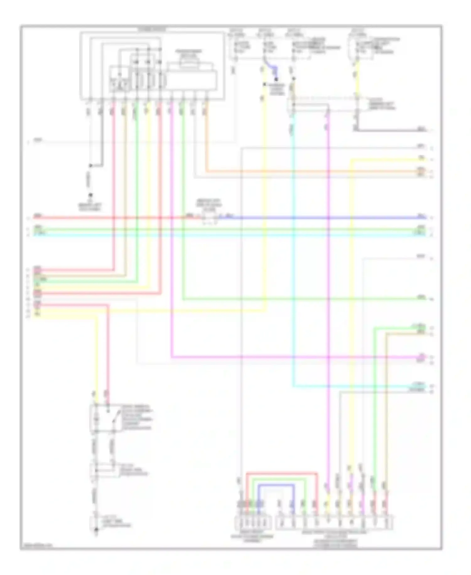 Highlander Toyota II (2007-2010): Forced entry circuit, hybrid with smart key system (3 of 4)