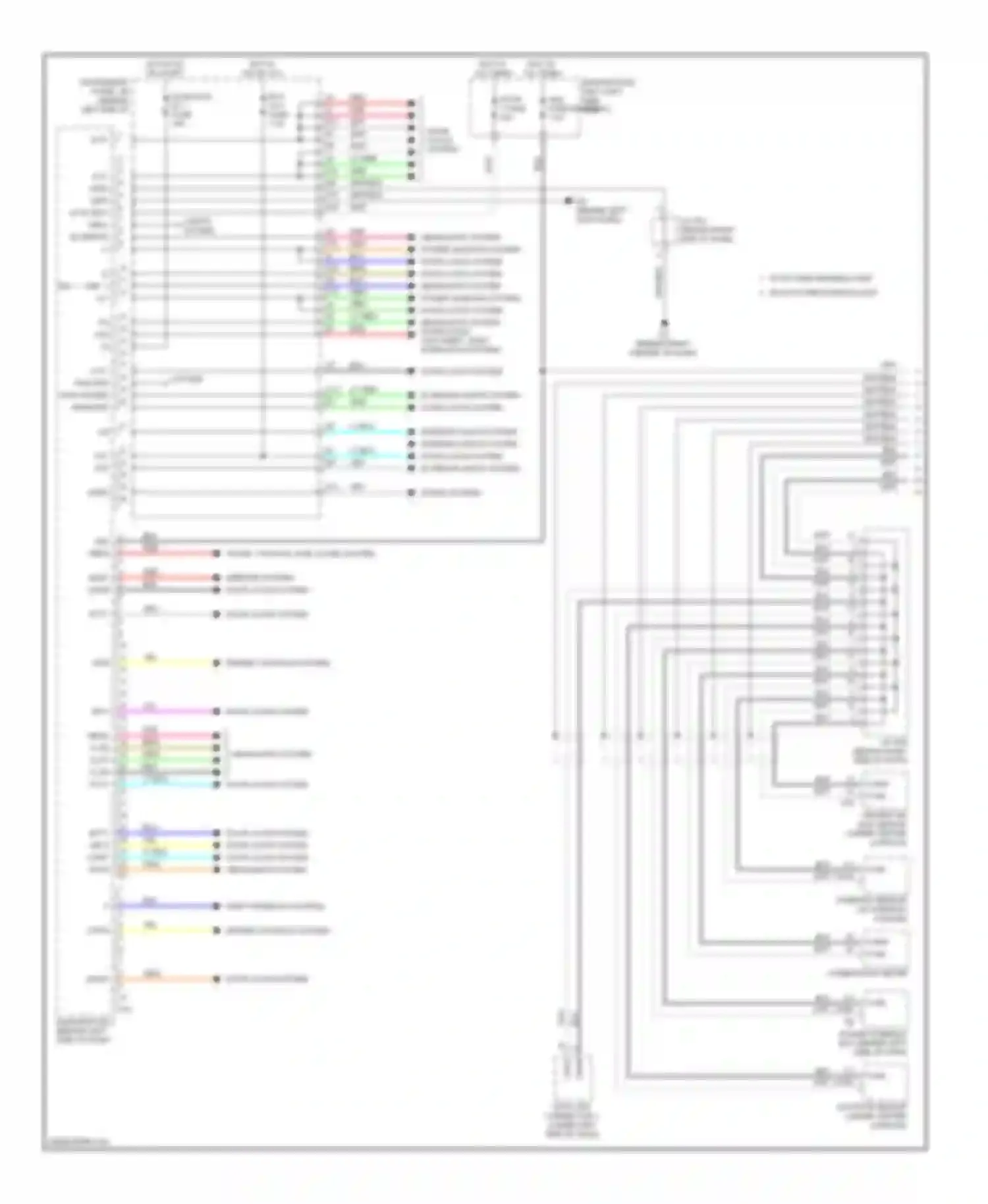 Highlander Toyota II (2007-2010): Body control modules circuit, hybrid (1 of 2)
