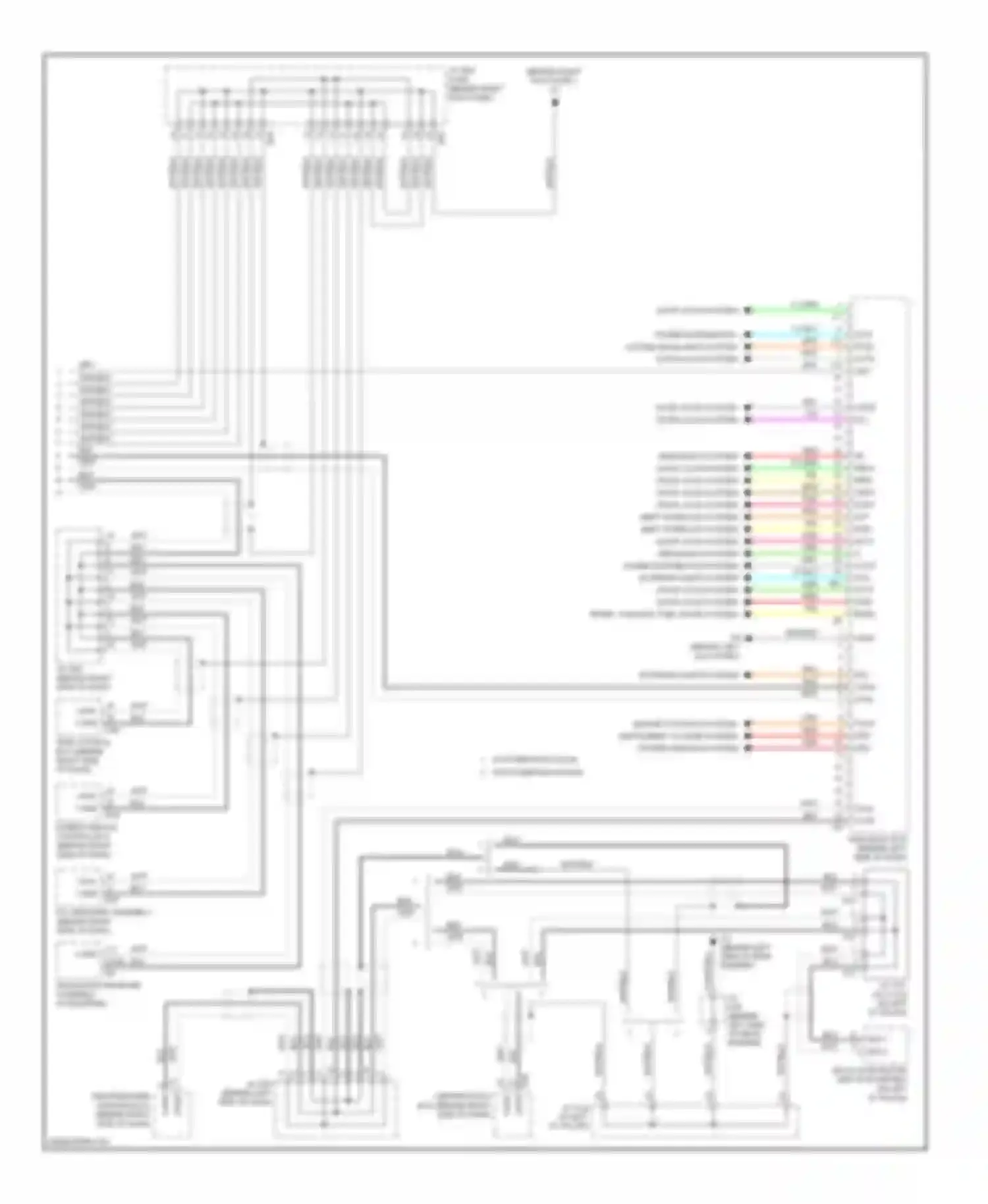 Highlander Toyota II (2007-2010): Body control modules circuit, hybrid (2 of 2)