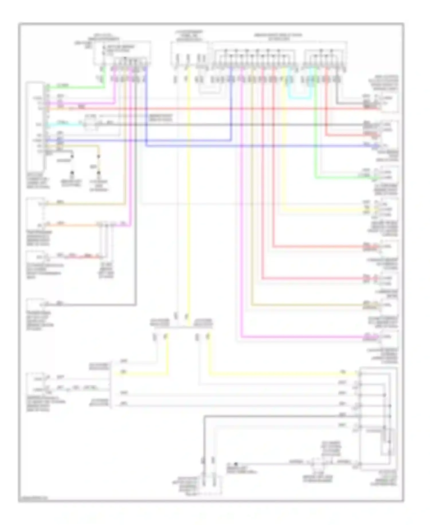 Highlander Toyota II (2007-2010): Computer data lines circuit, except hybrid