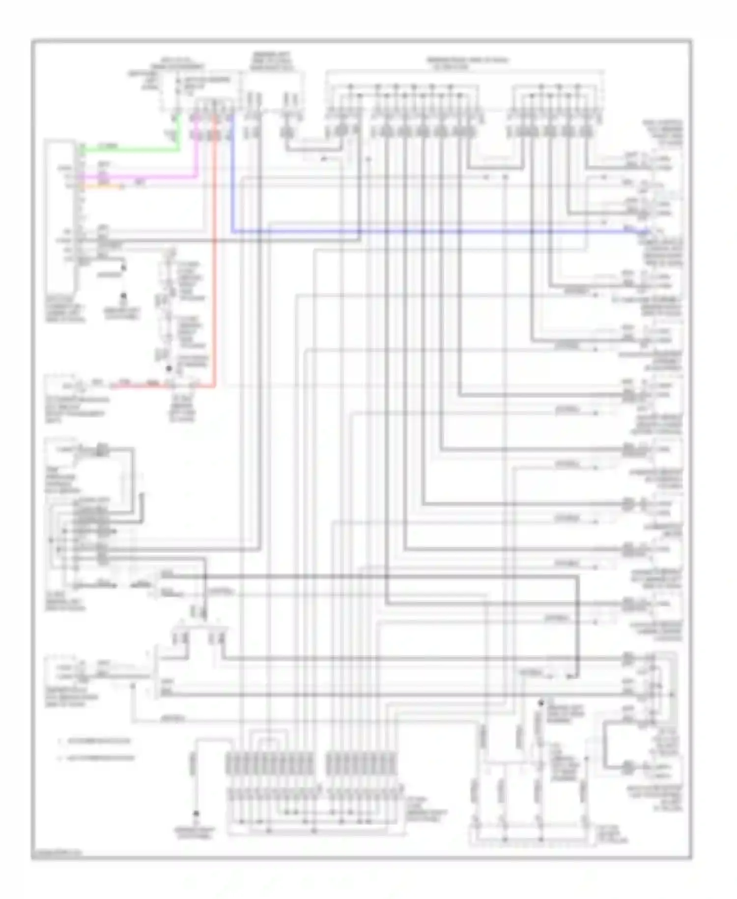 Highlander Toyota II (2007-2010): Computer data lines circuit, hybrid