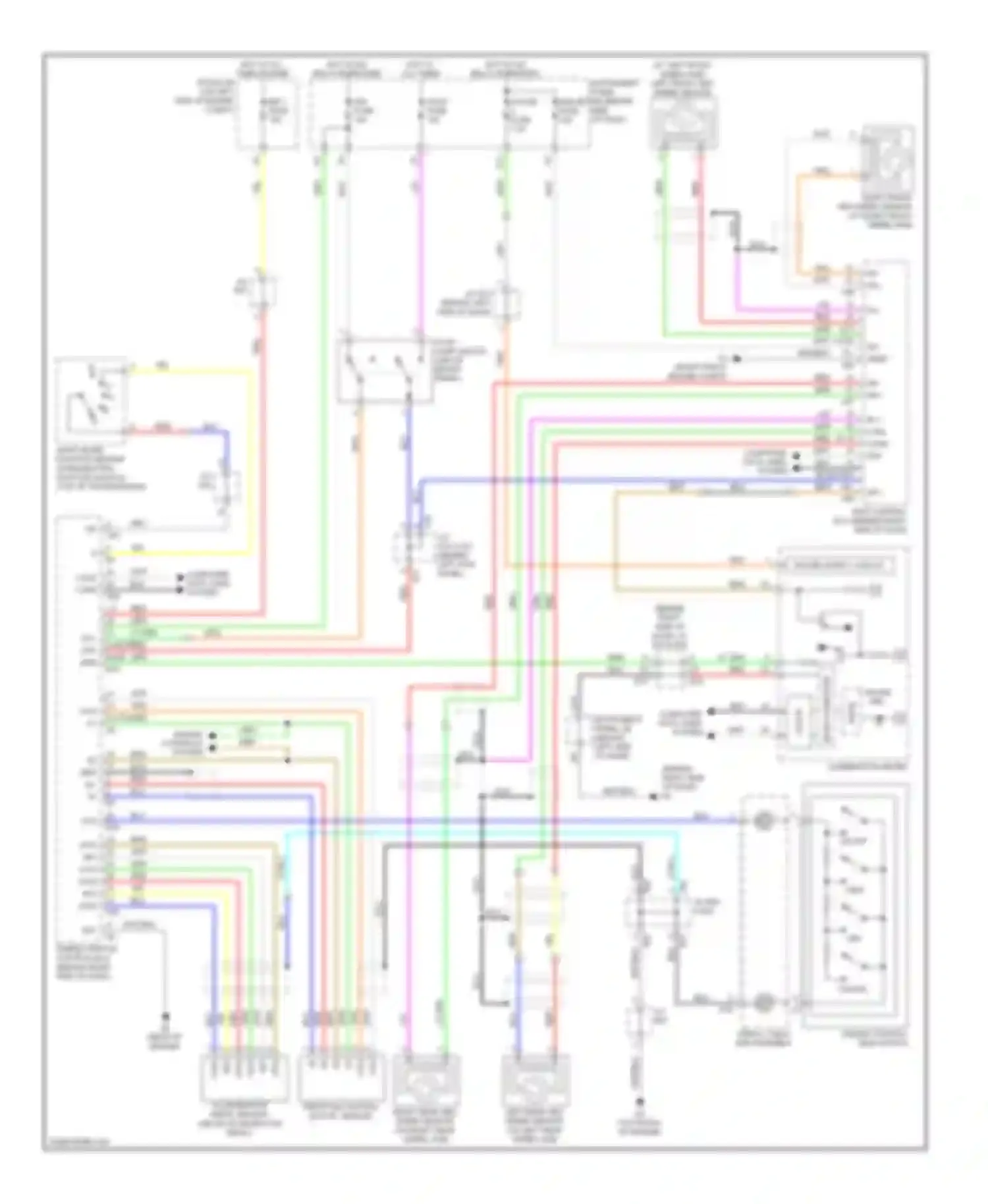 Highlander Toyota II (2007-2010): Cruise control circuit, hybrid