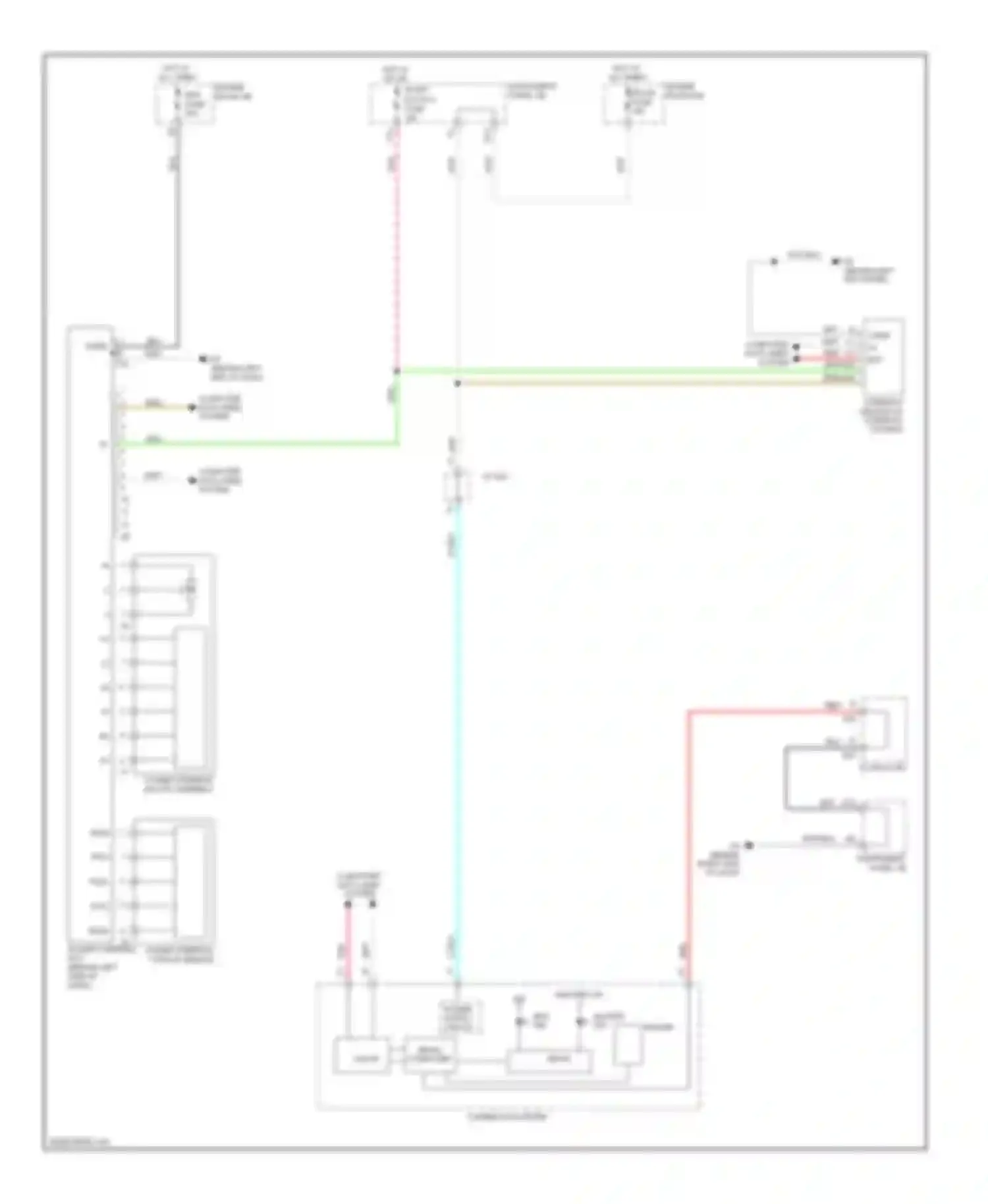 Highlander Toyota II (2007-2010): Electronic power steering circuit, except hybrid
