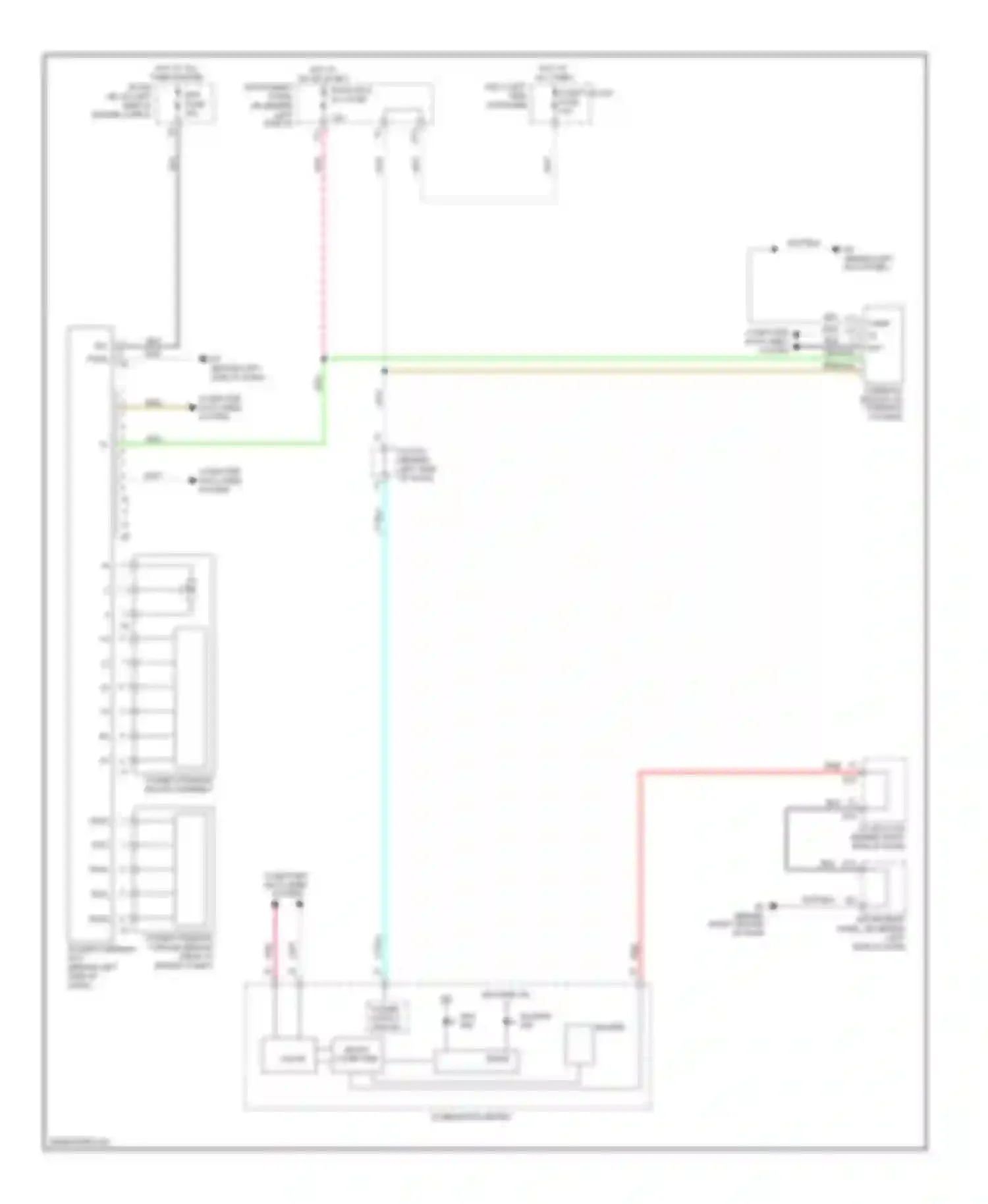 Highlander Toyota II (2007-2010): Electronic power steering circuit, hybrid