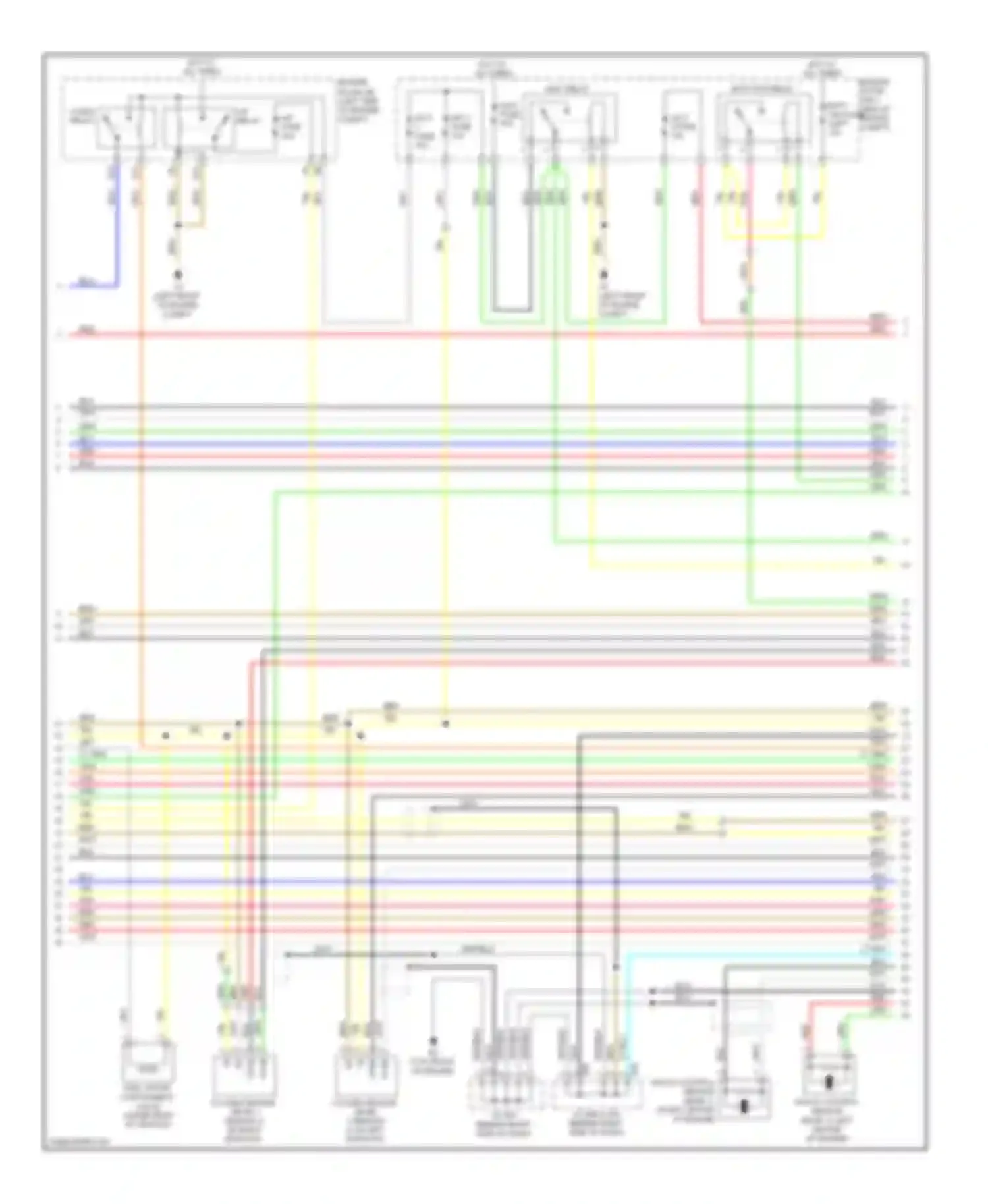 Highlander Toyota II (2007-2010): Wiring diagram engine performance 3.3l (2 of 7)