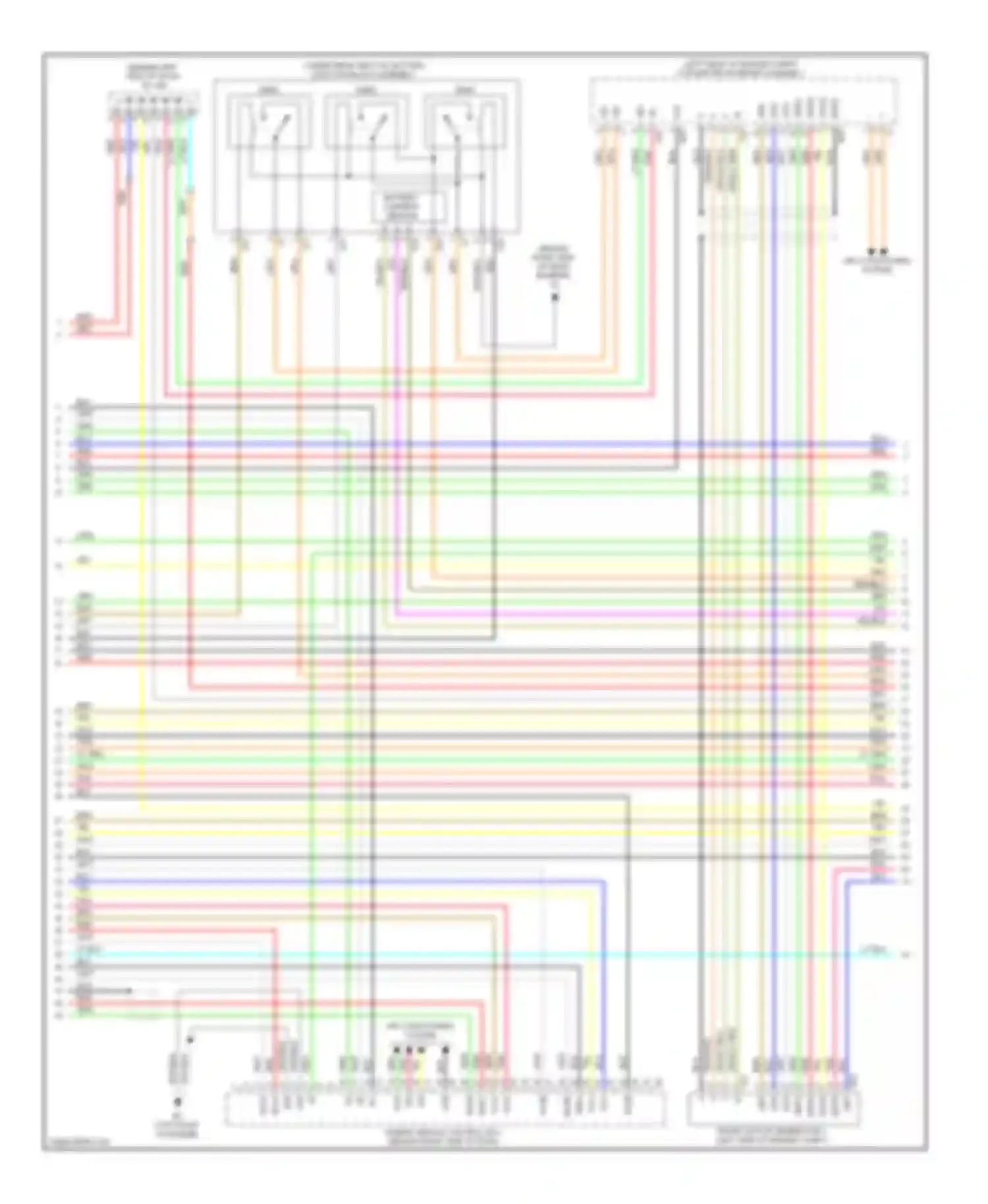 Highlander Toyota II (2007-2010): Wiring diagram engine performance 3.3l (3 of 7)