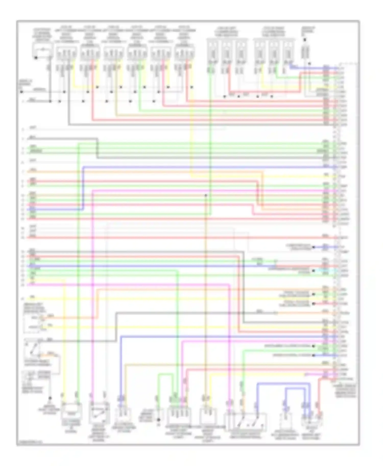 Highlander Toyota II (2007-2010): Wiring diagram engine performance 3.3l (7 of 7)