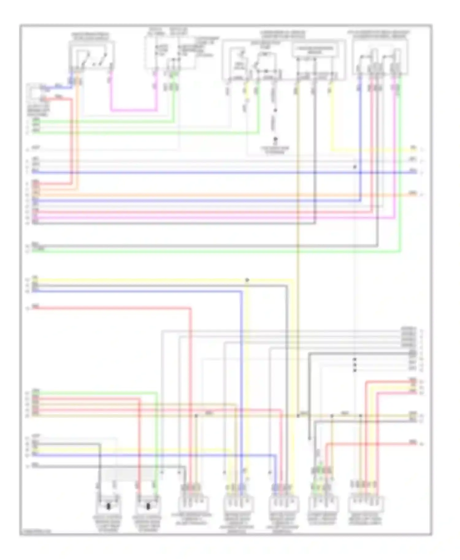 Highlander Toyota II (2007-2010): Wiring diagram engine performance 3.5l (2 of 5)