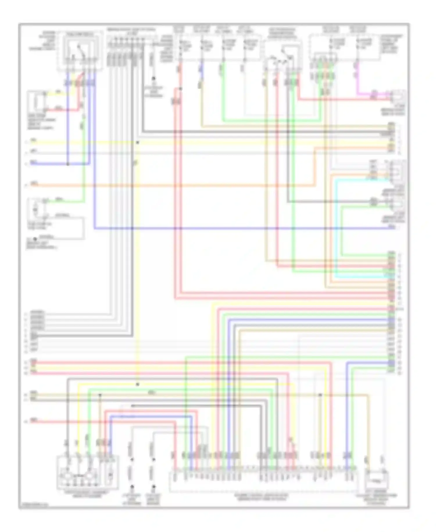 Highlander Toyota II (2007-2010): Wiring diagram engine performance 3.5l (3 of 5)