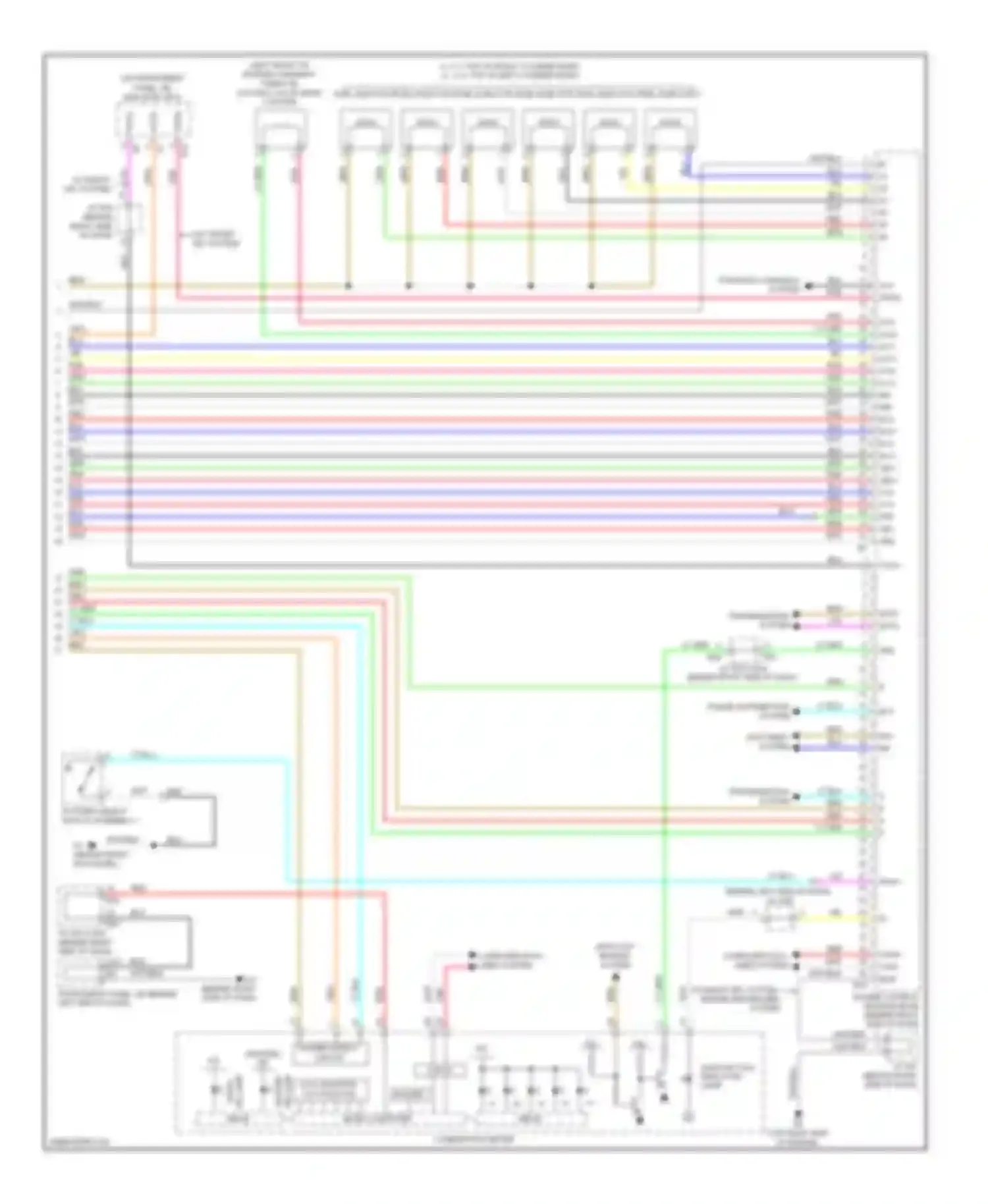 Highlander Toyota II (2007-2010): Wiring diagram engine performance 3.5l (5 of 5)
