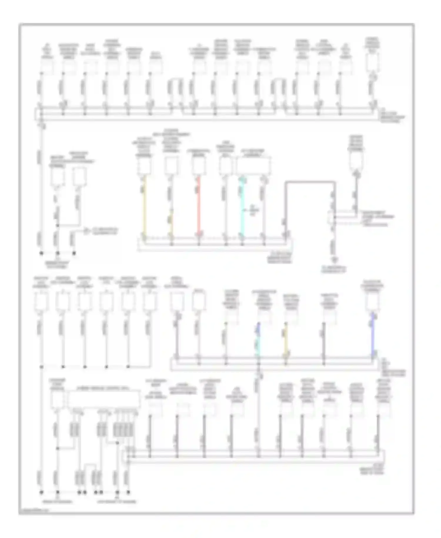 Highlander Toyota II (2007-2010): Ground distribution circuit, hybrid (2 of 5)