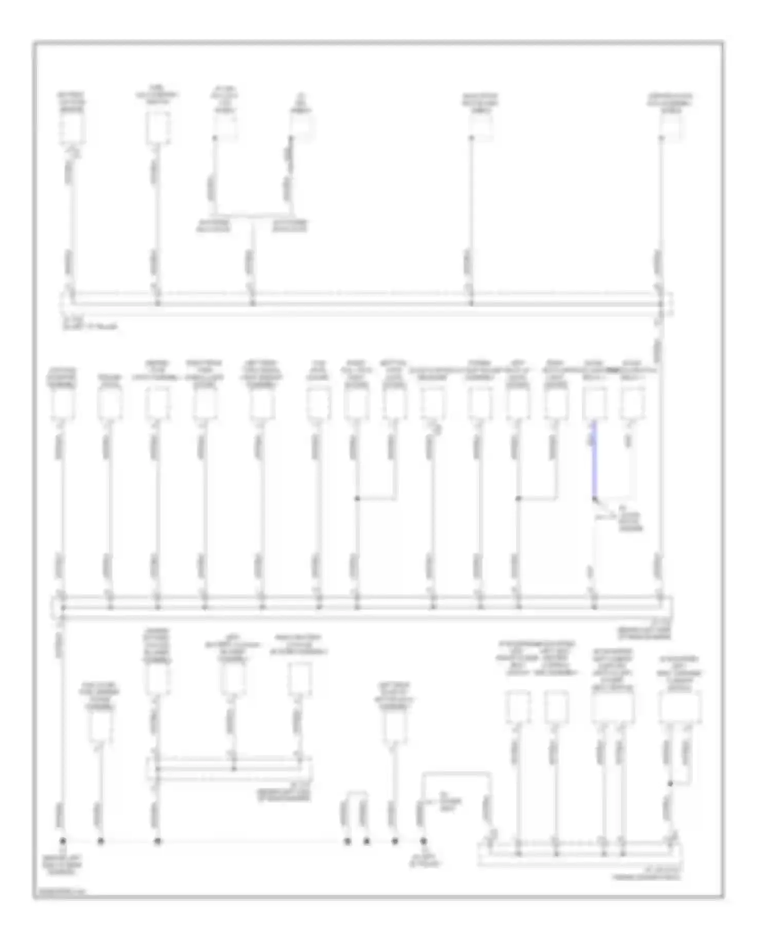 Highlander Toyota II (2007-2010): Ground distribution circuit, hybrid (4 of 5)