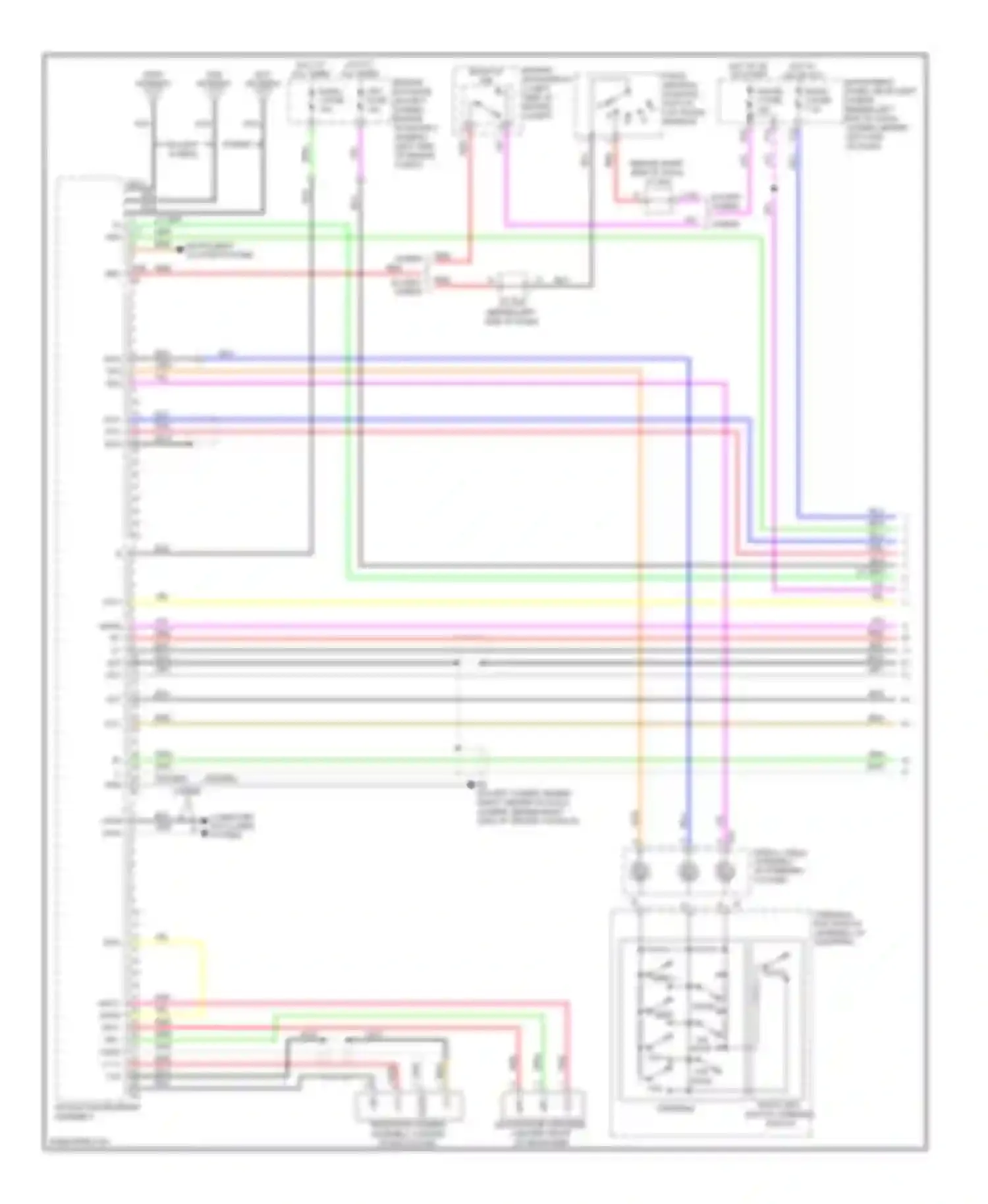 Highlander Toyota II (2007-2010): Radio circuit, with jbl with navigation (1 of 3)