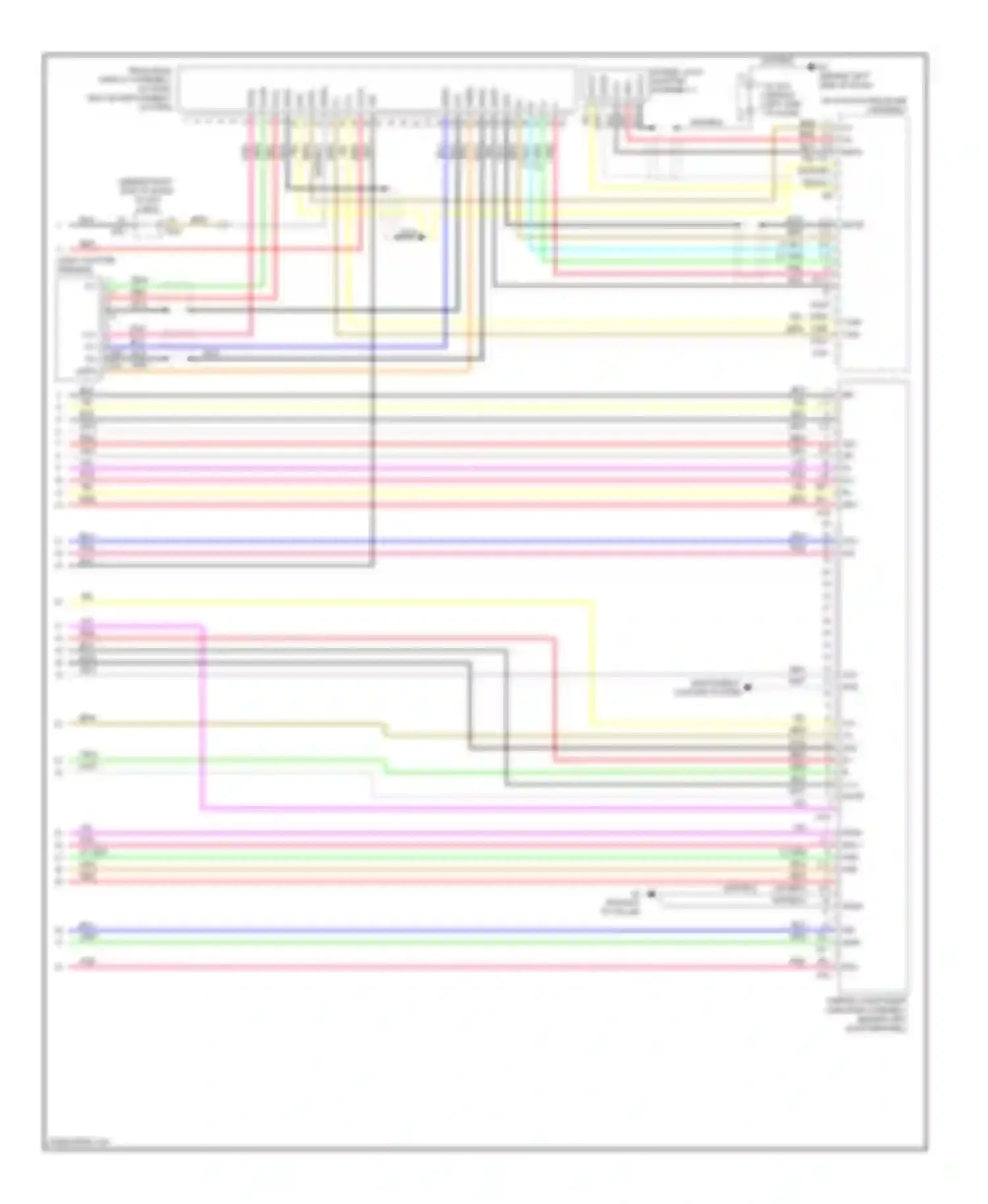 Highlander Toyota II (2007-2010): Radio circuit, with jbl with navigation (3 of 3)