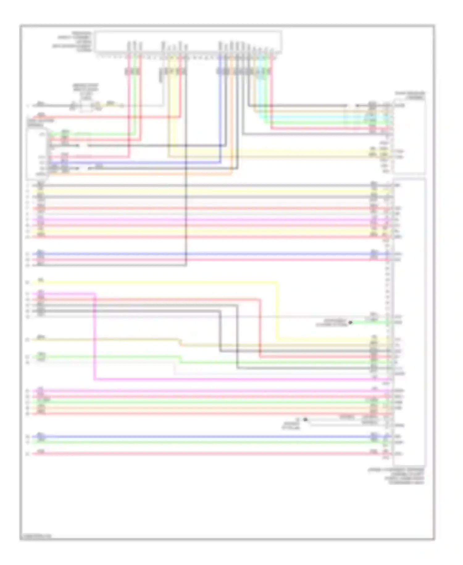 Highlander Toyota II (2007-2010): Radio circuit, with jbl without navigation (3 of 3)