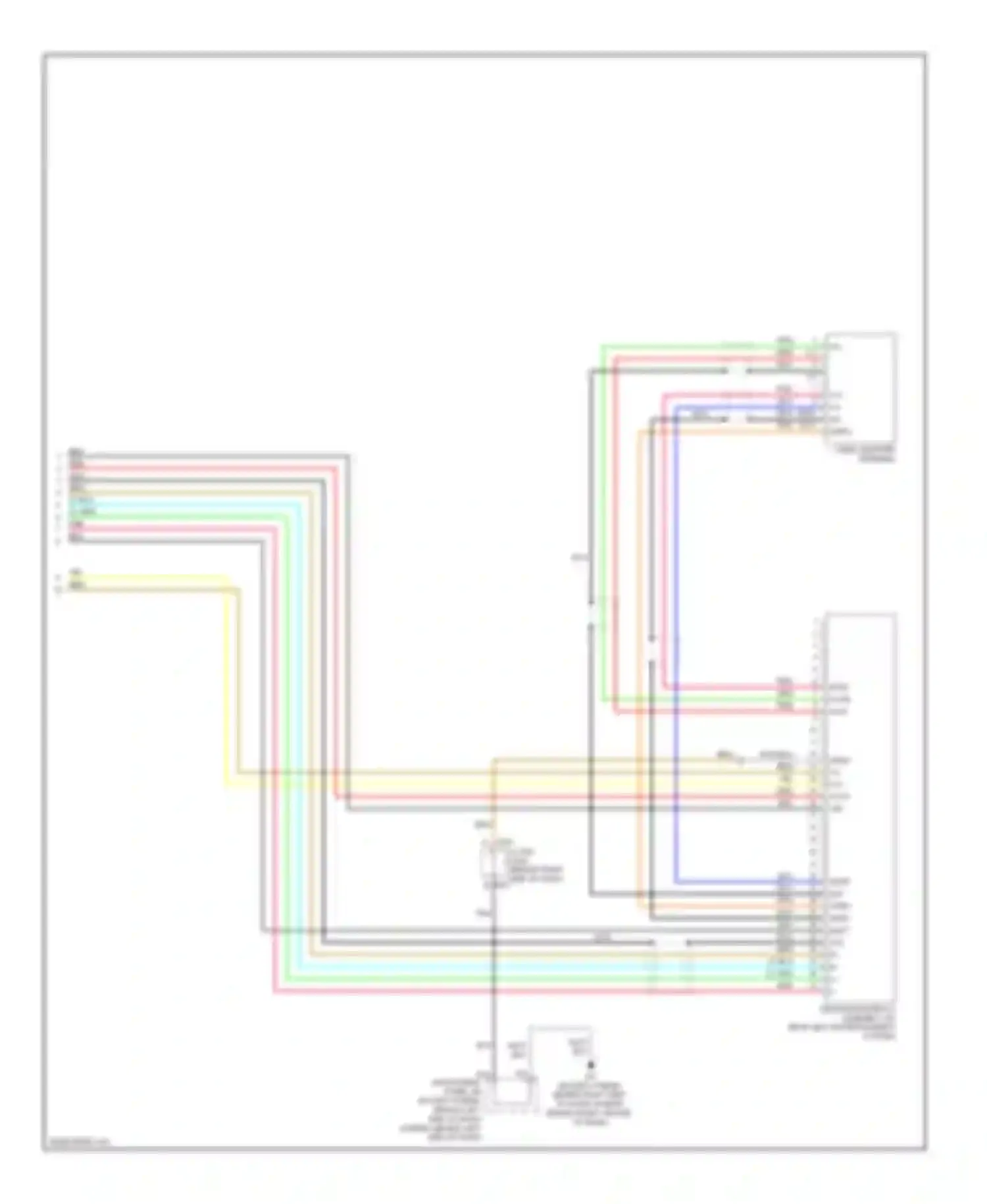 Highlander Toyota II (2007-2010): Radio circuit, without jbl (2 of 2)