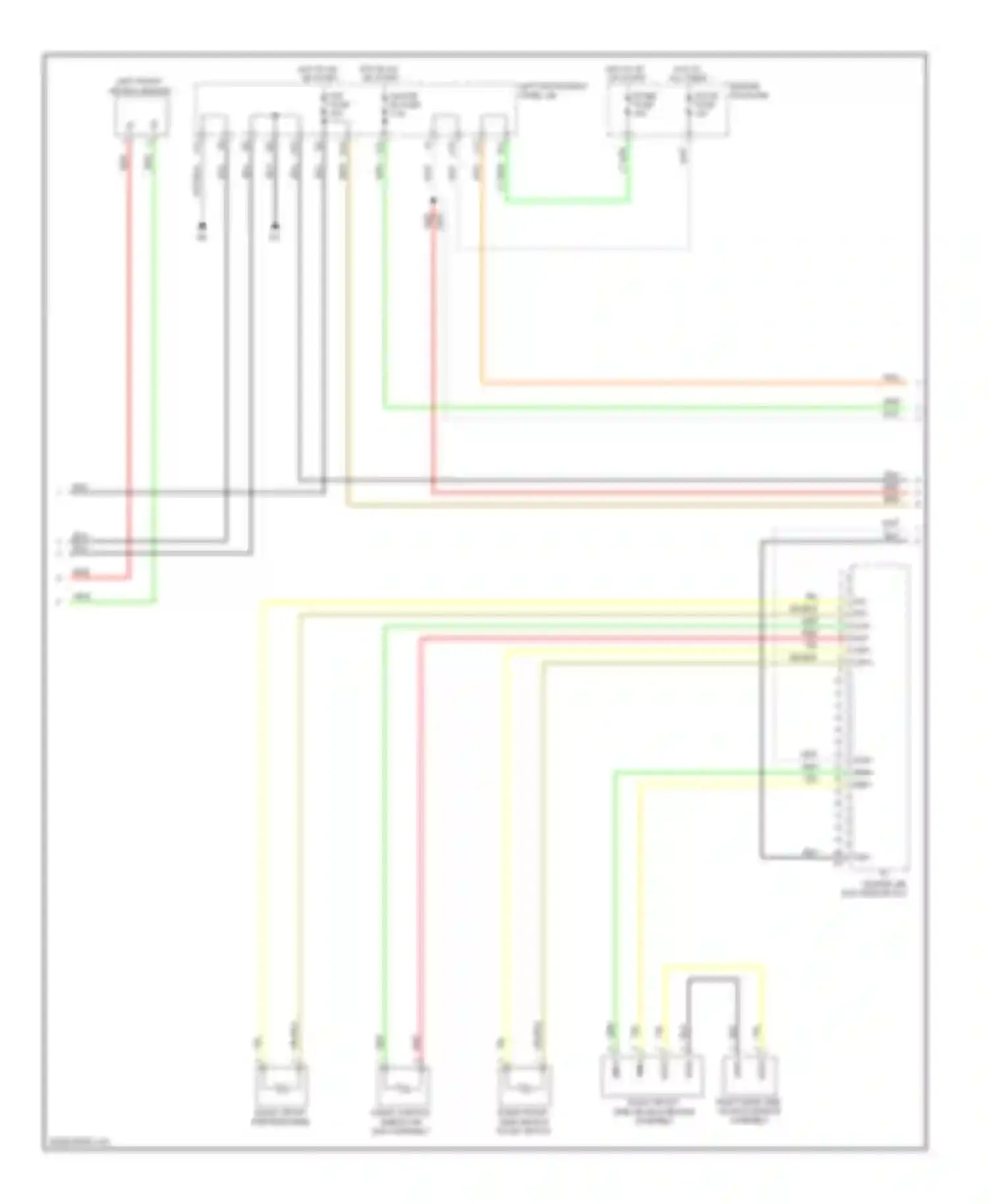 Highlander Toyota II (2007-2010): Supplemental restraints circuit (2 of 3)