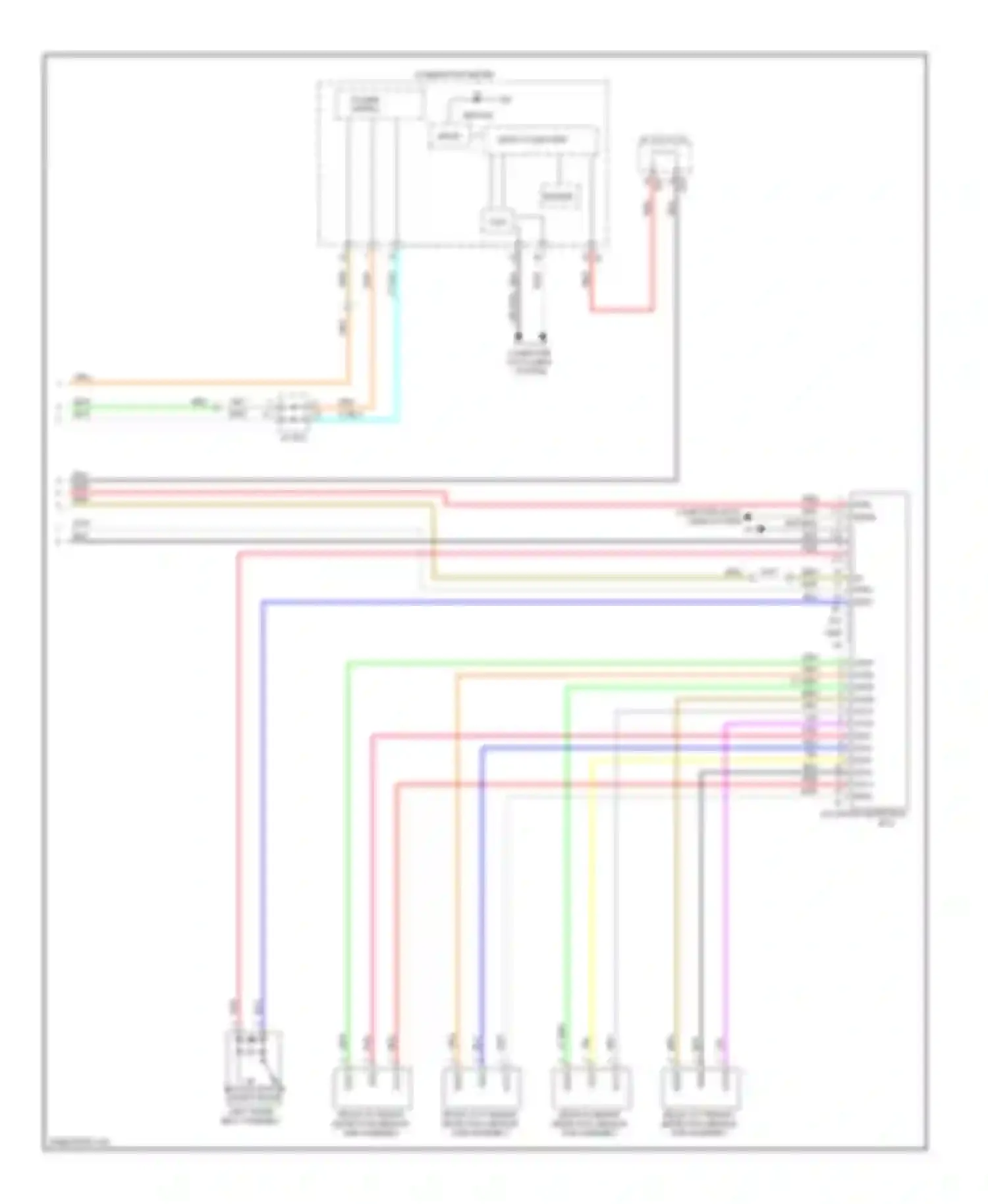 Highlander Toyota II (2007-2010): Supplemental restraints circuit (3 of 3)