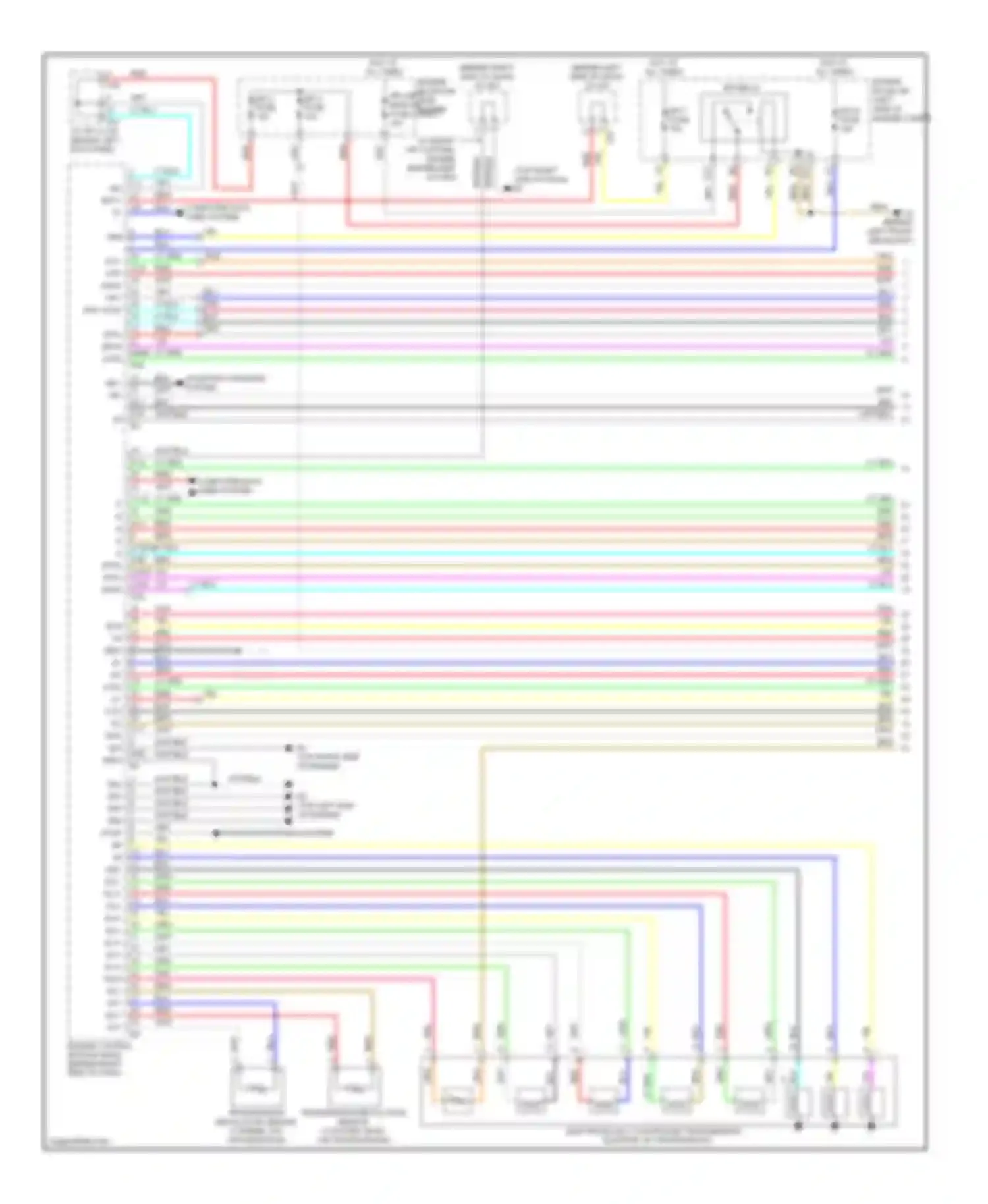 Highlander Toyota II (2007-2010): Transmission circuit, except hybrid (1 of 3)