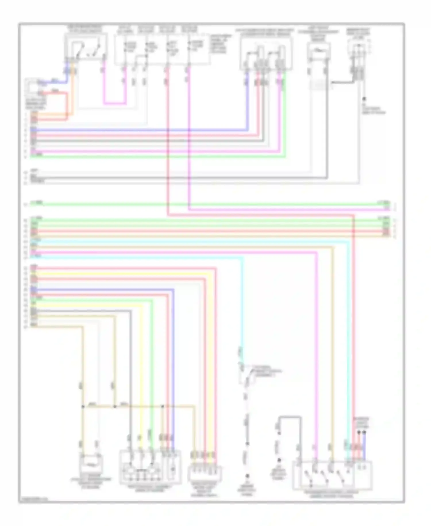 Highlander Toyota II (2007-2010): Transmission circuit, except hybrid (2 of 3)