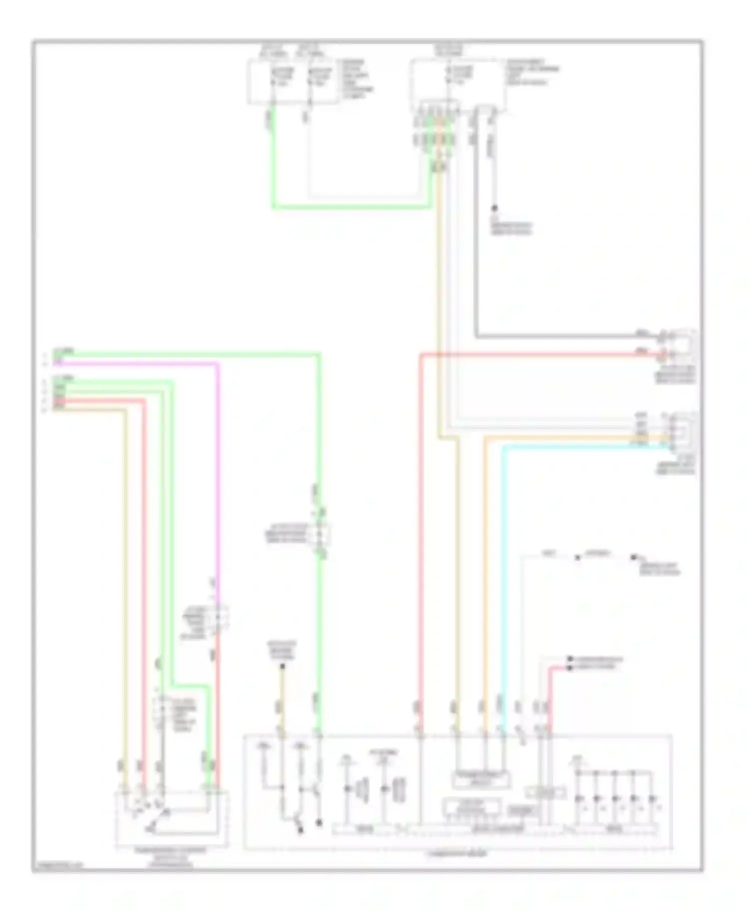 Highlander Toyota II (2007-2010): Transmission circuit, except hybrid (3 of 3)