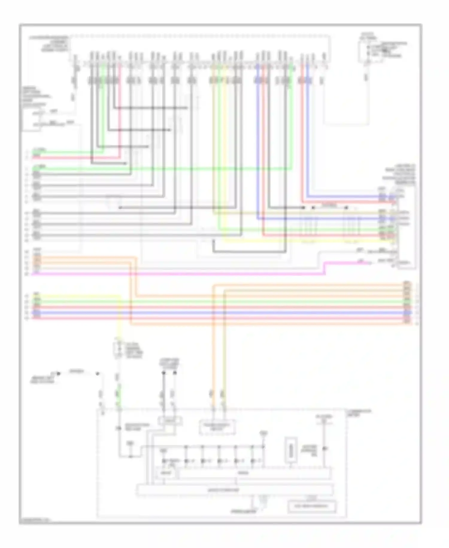 Highlander Toyota II (2007-2010): Transmission circuit, hybrid (2 of 3)