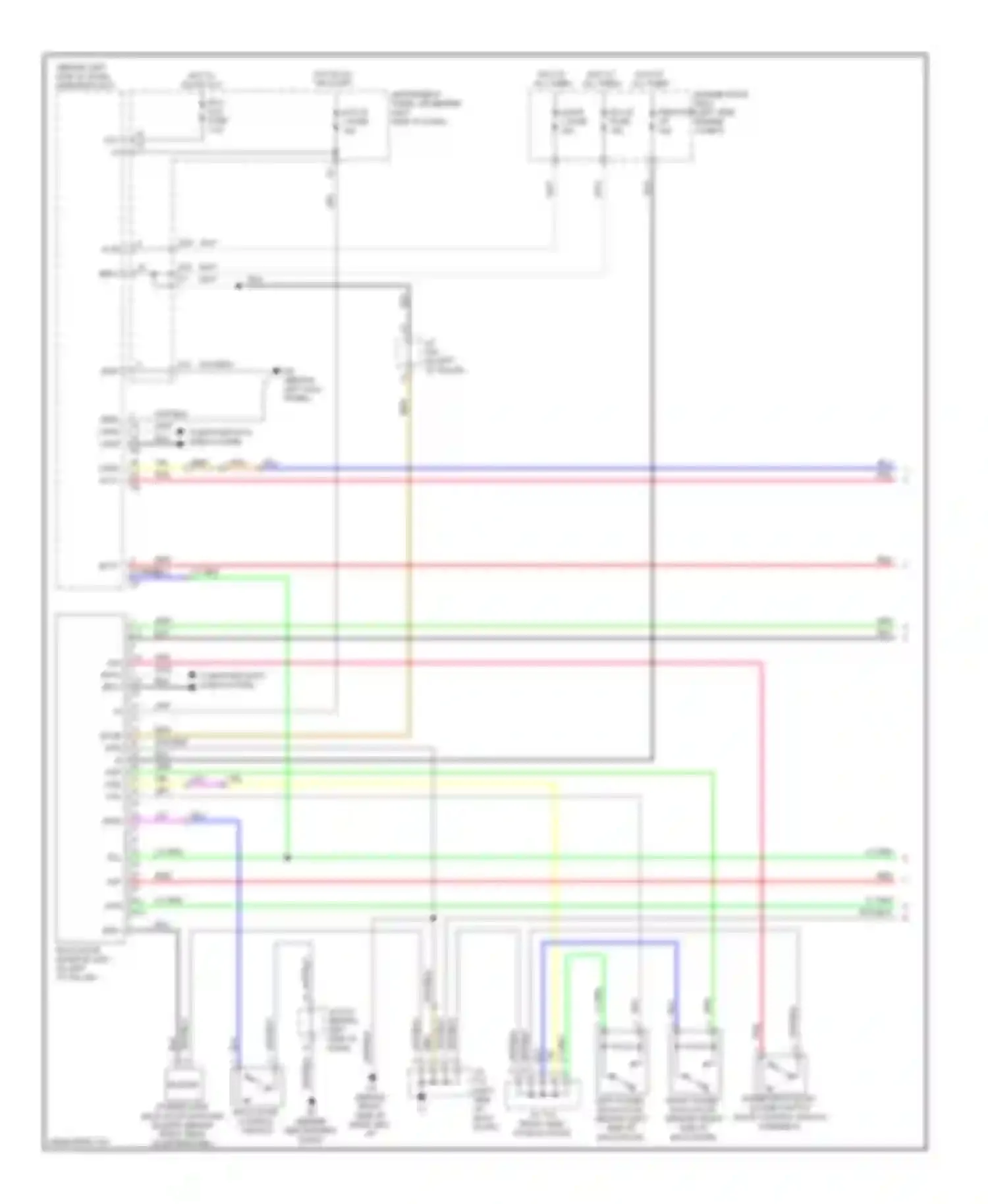 Highlander Toyota II (2007-2010): Back door opener circuit, hybrid with power back door (1 of 2)