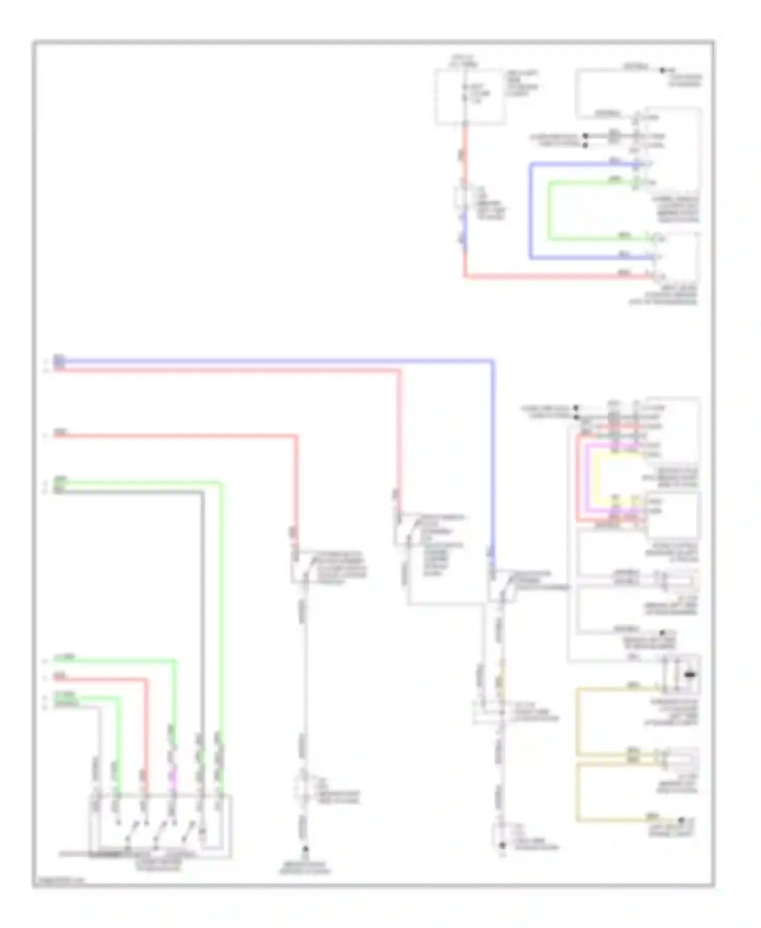Highlander Toyota II (2007-2010): Back door opener circuit, hybrid with power back door (2 of 2)