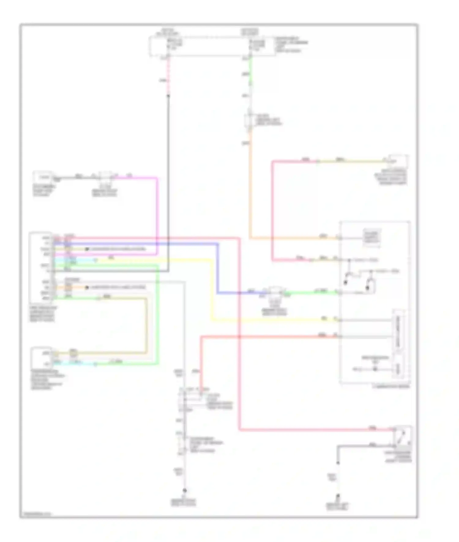 Highlander Toyota II (2007-2010): Tire pressure monitoring circuit, except hybrid