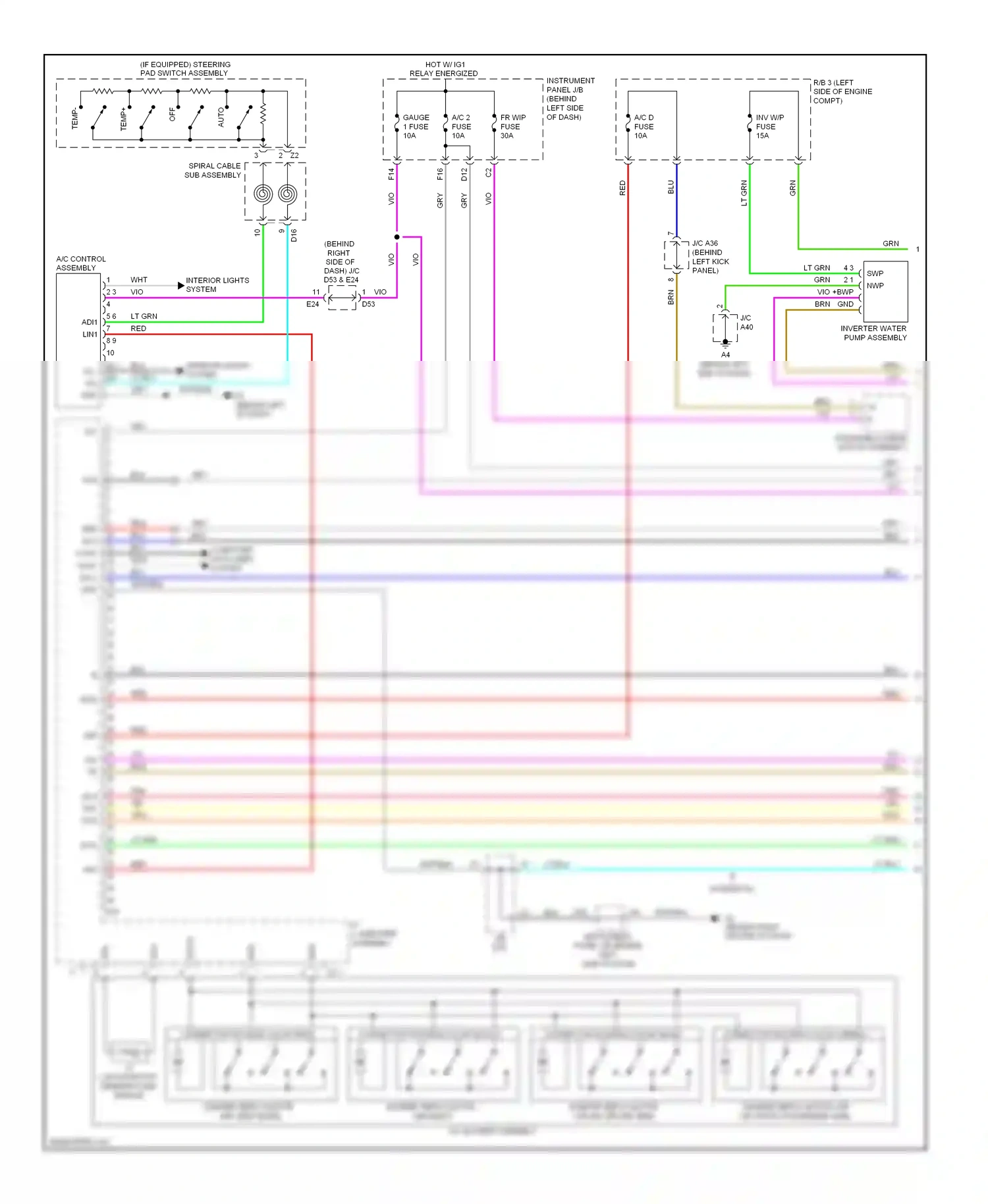 Toyota Highlander II (2007-2010) computer data lines system wiring diagram  (3 of 76)