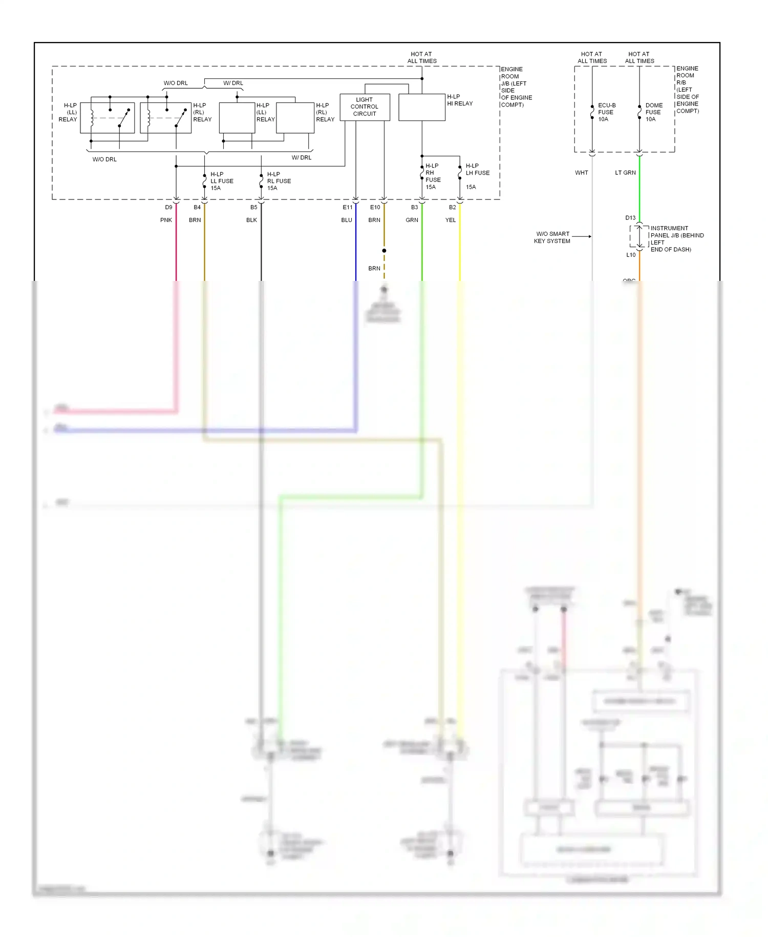 Toyota Highlander II (2007-2010) computer data lines system wiring diagram  (36 of 76)
