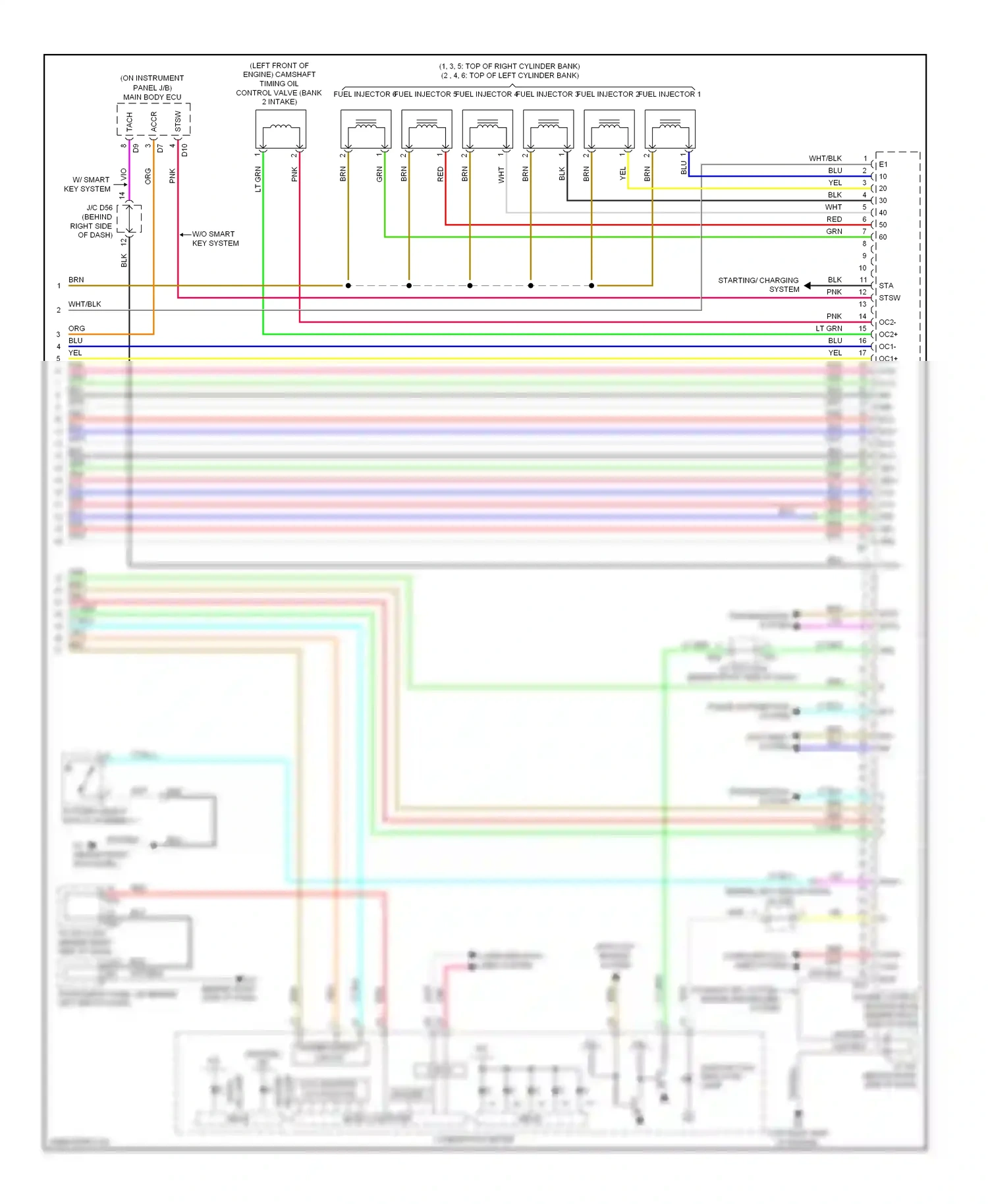 Toyota Highlander II (2007-2010) micro computer wiring diagram  (10 of 32)