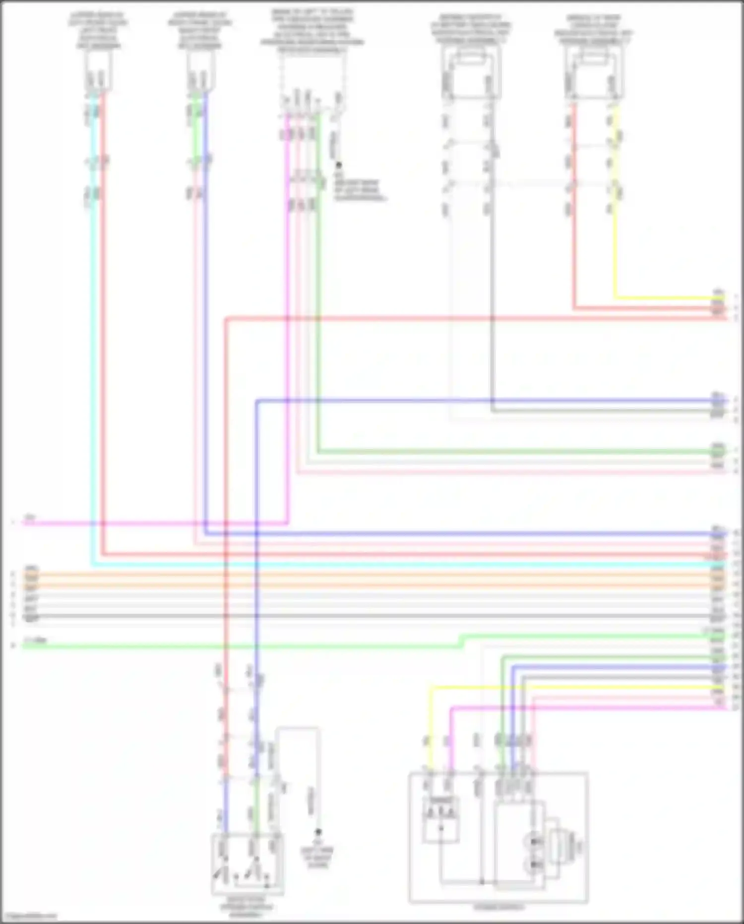 Highlander Toyota III facelift (2016-2019): Forced entry circuit, hybrid (5 of 6)
