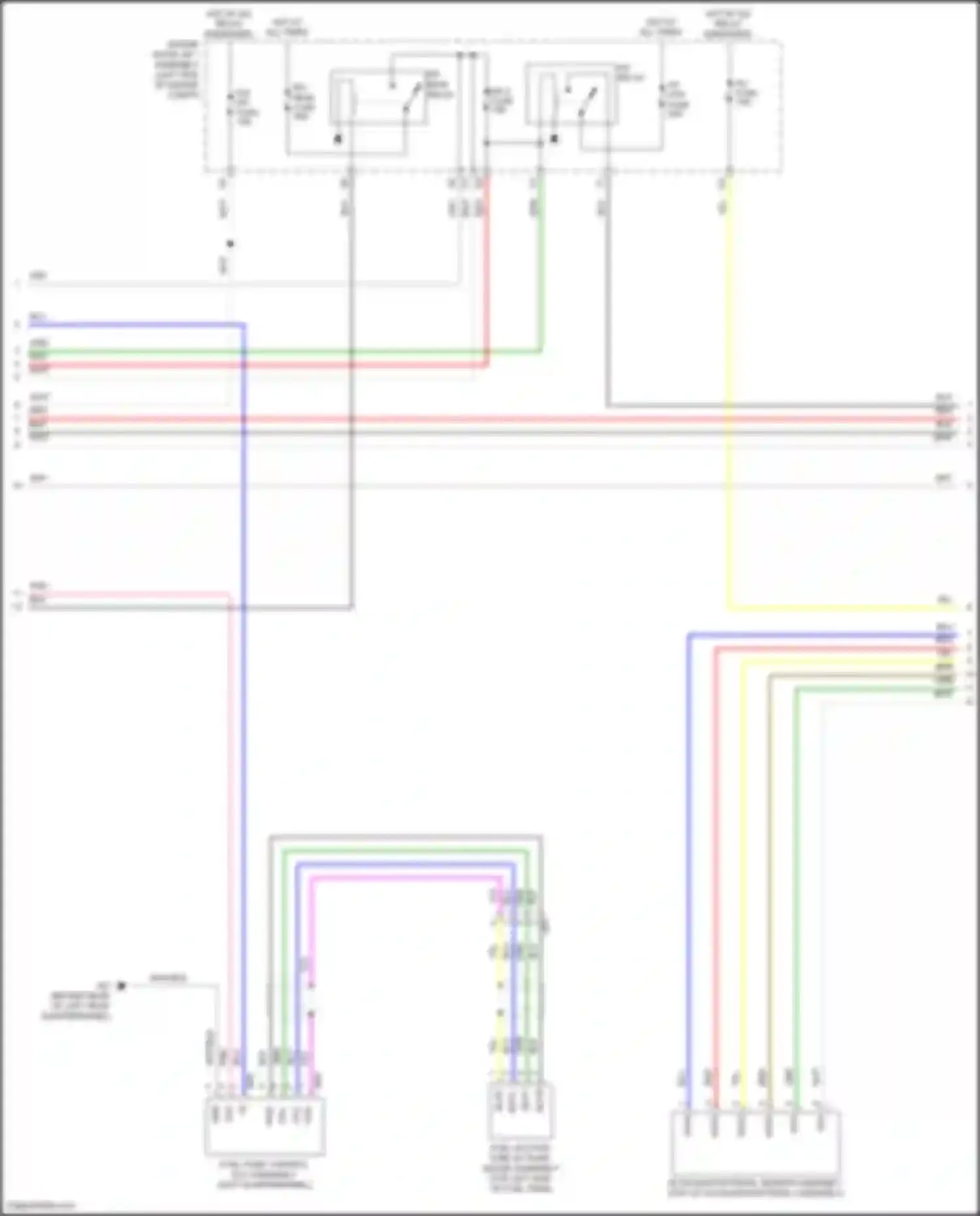 Highlander Toyota III facelift (2016-2019): Wiring diagram engine performance 3.5l hybrid, engine controls circuit (2 of 8)