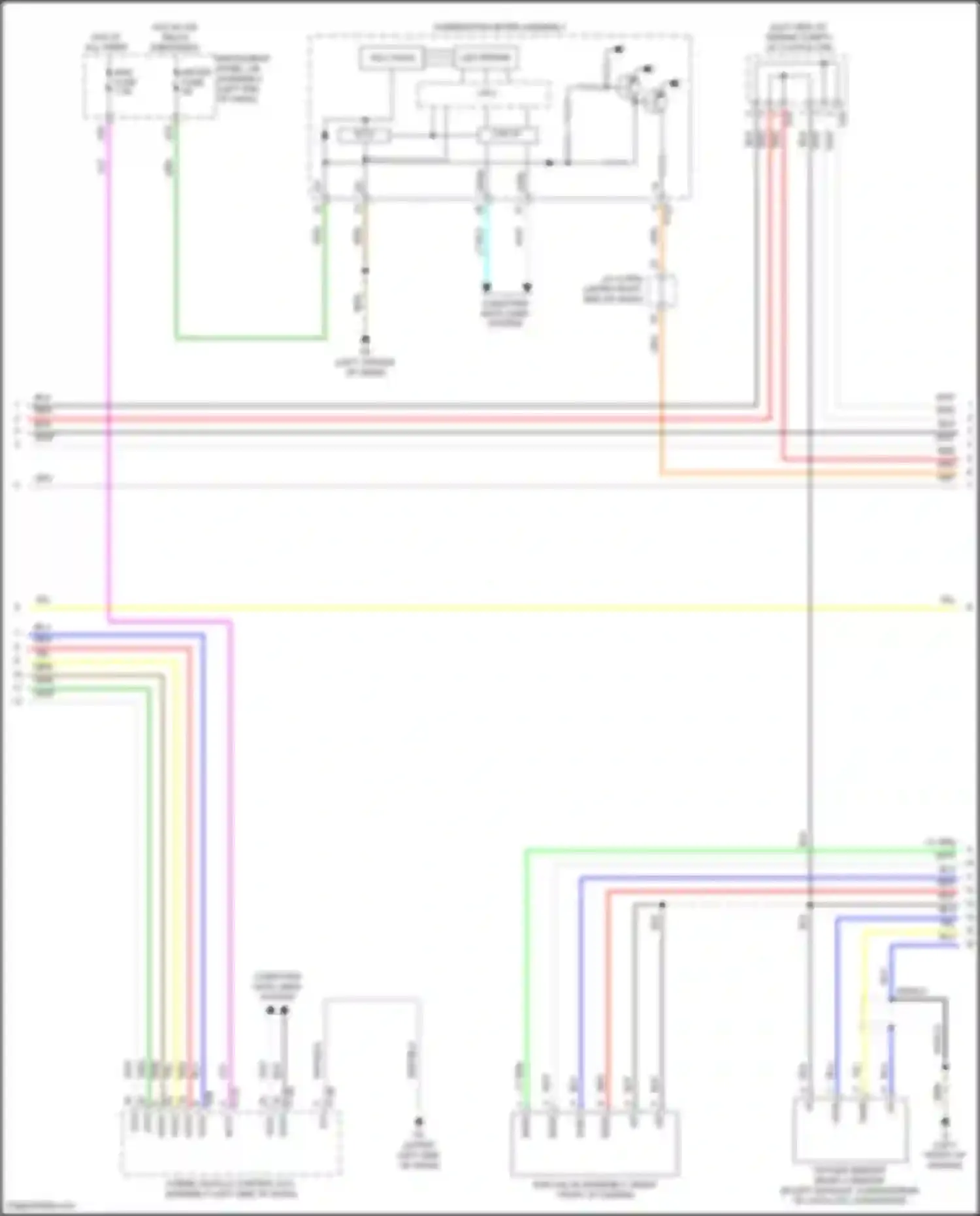 Highlander Toyota III facelift (2016-2019): Wiring diagram engine performance 3.5l hybrid, engine controls circuit (3 of 8)