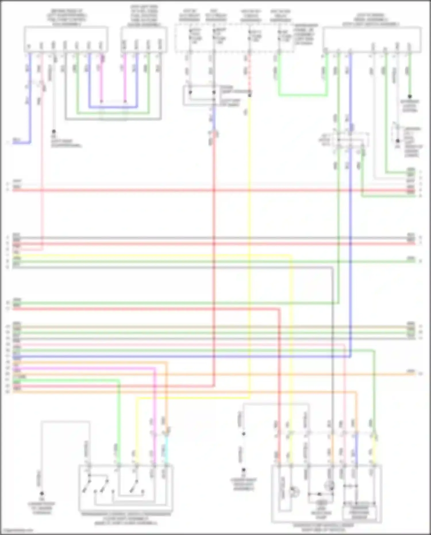 Car Wiring Diagrams for Highlander Toyota III facelift (2016-2019): Wiring diagram engine performance 3.5l (2 of 8)