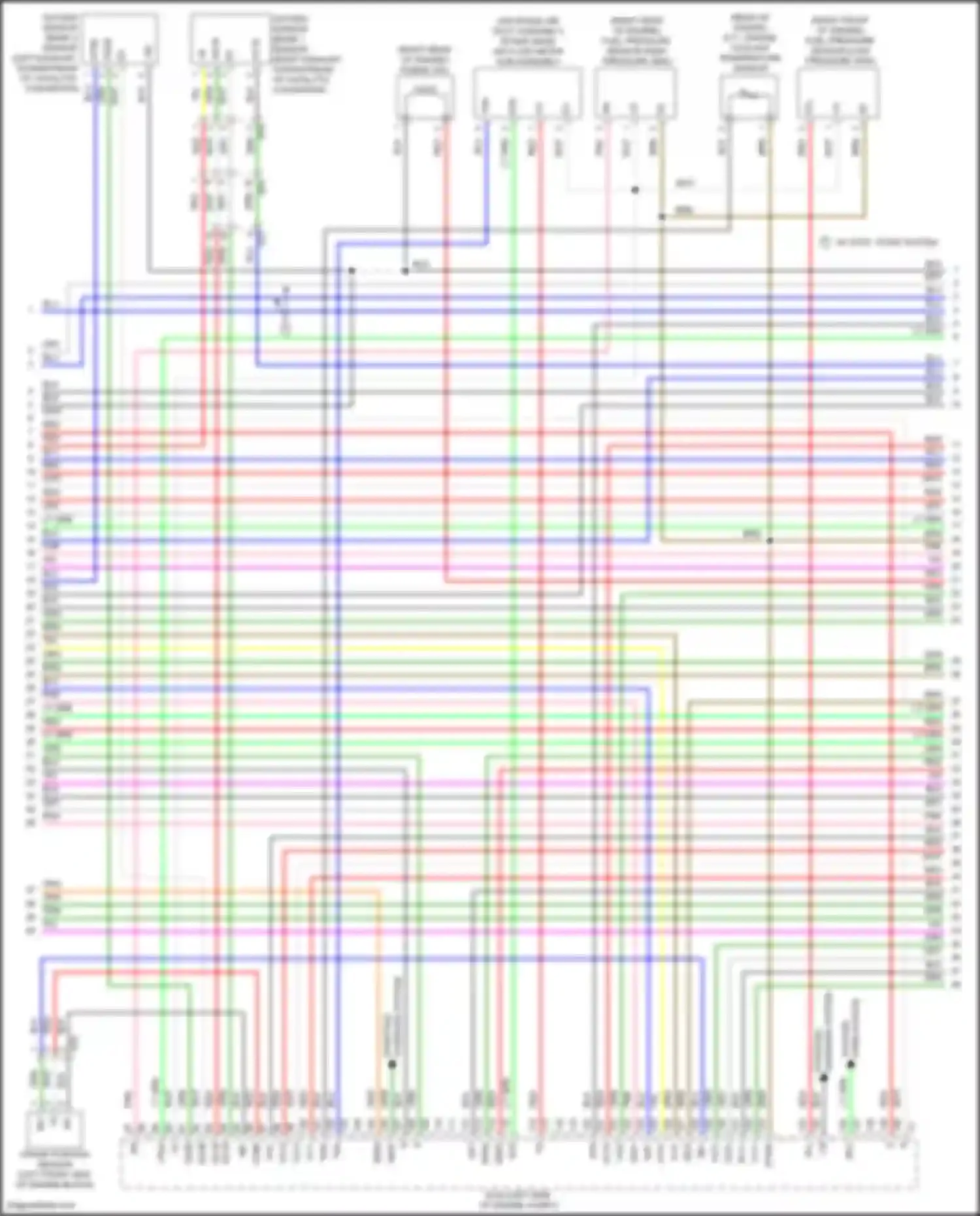 Car Wiring Diagrams for Highlander Toyota III facelift (2016-2019): Wiring diagram engine performance 3.5l (5 of 8)