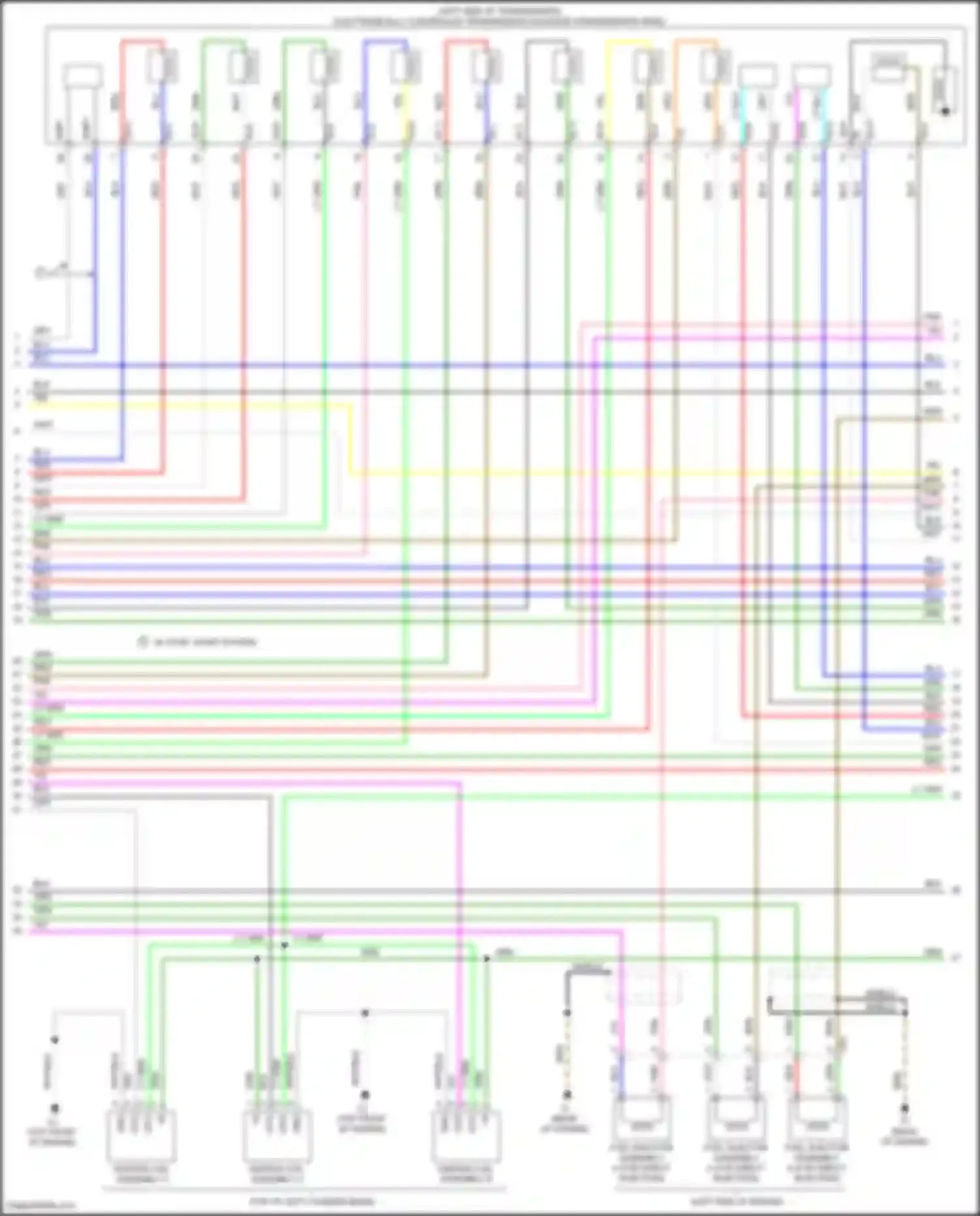 Car Wiring Diagrams for Highlander Toyota III facelift (2016-2019): Wiring diagram engine performance 3.5l (7 of 8)