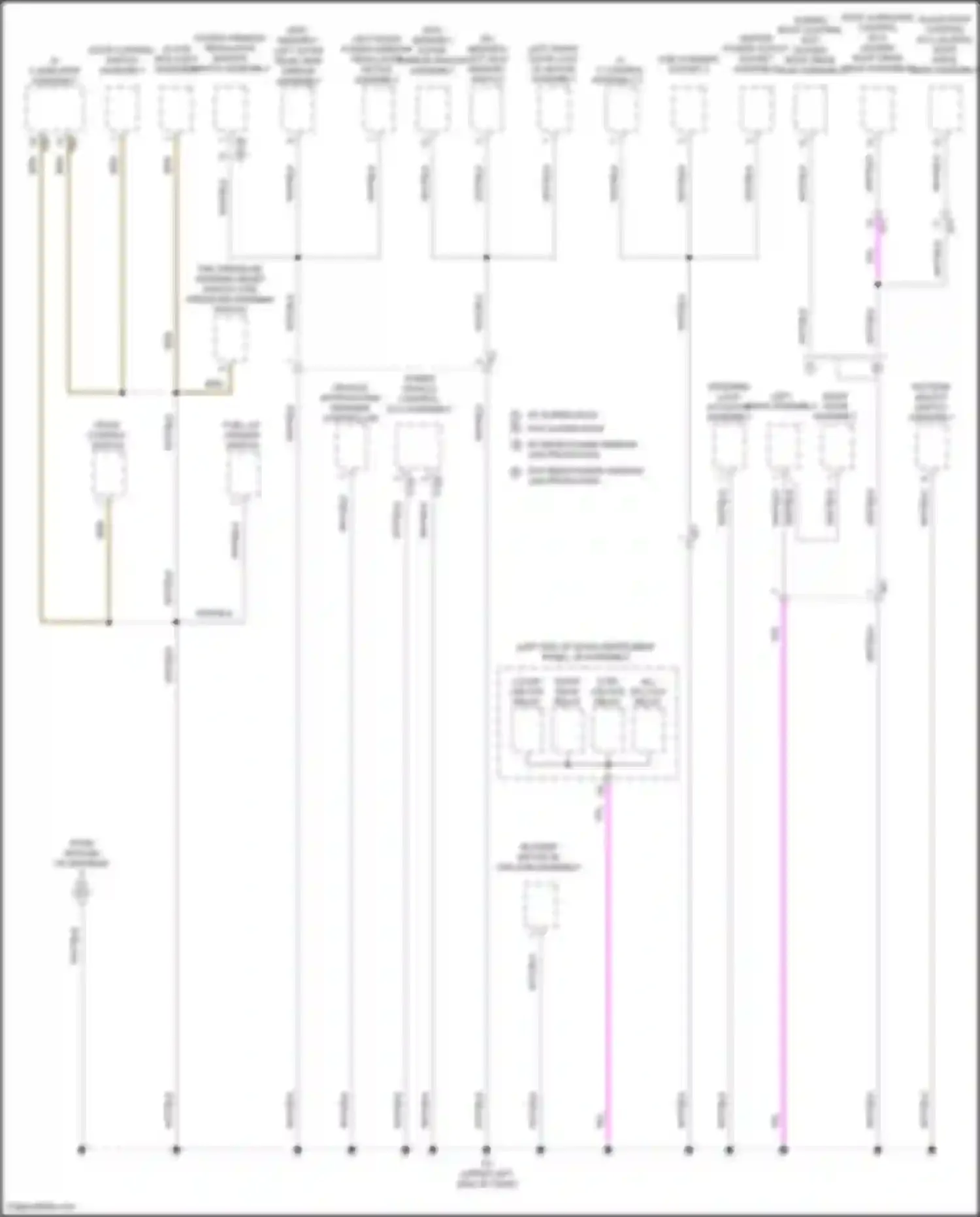 Highlander Toyota III facelift (2016-2019): Ground distribution circuit, hybrid (6 of 6)